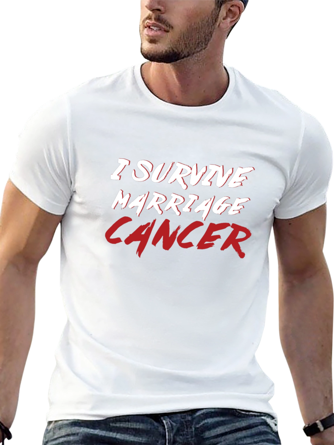 I Survived Marriage & Cancer Graphic T-Shirt