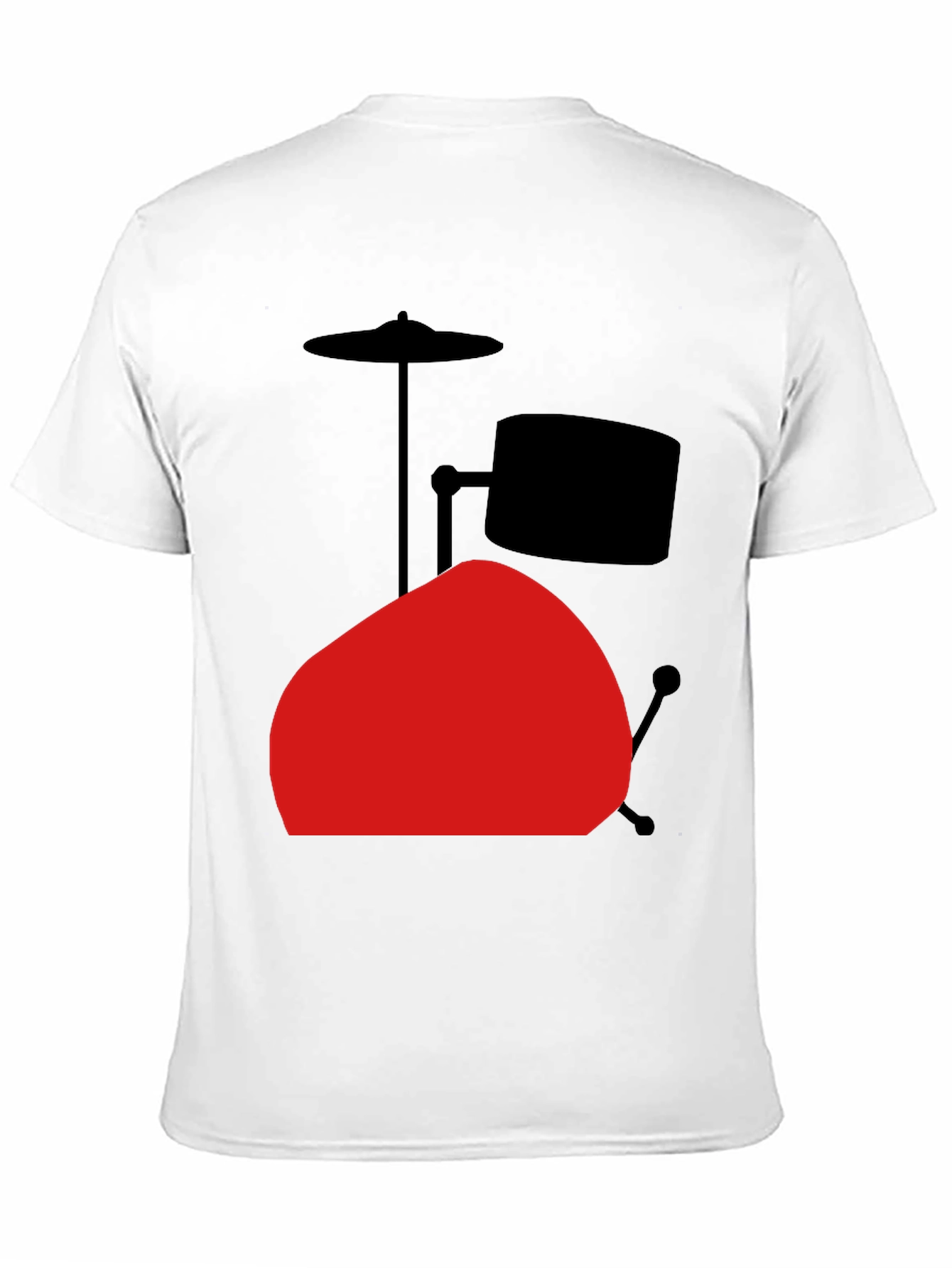 Drum Set Graphic Tee - Black