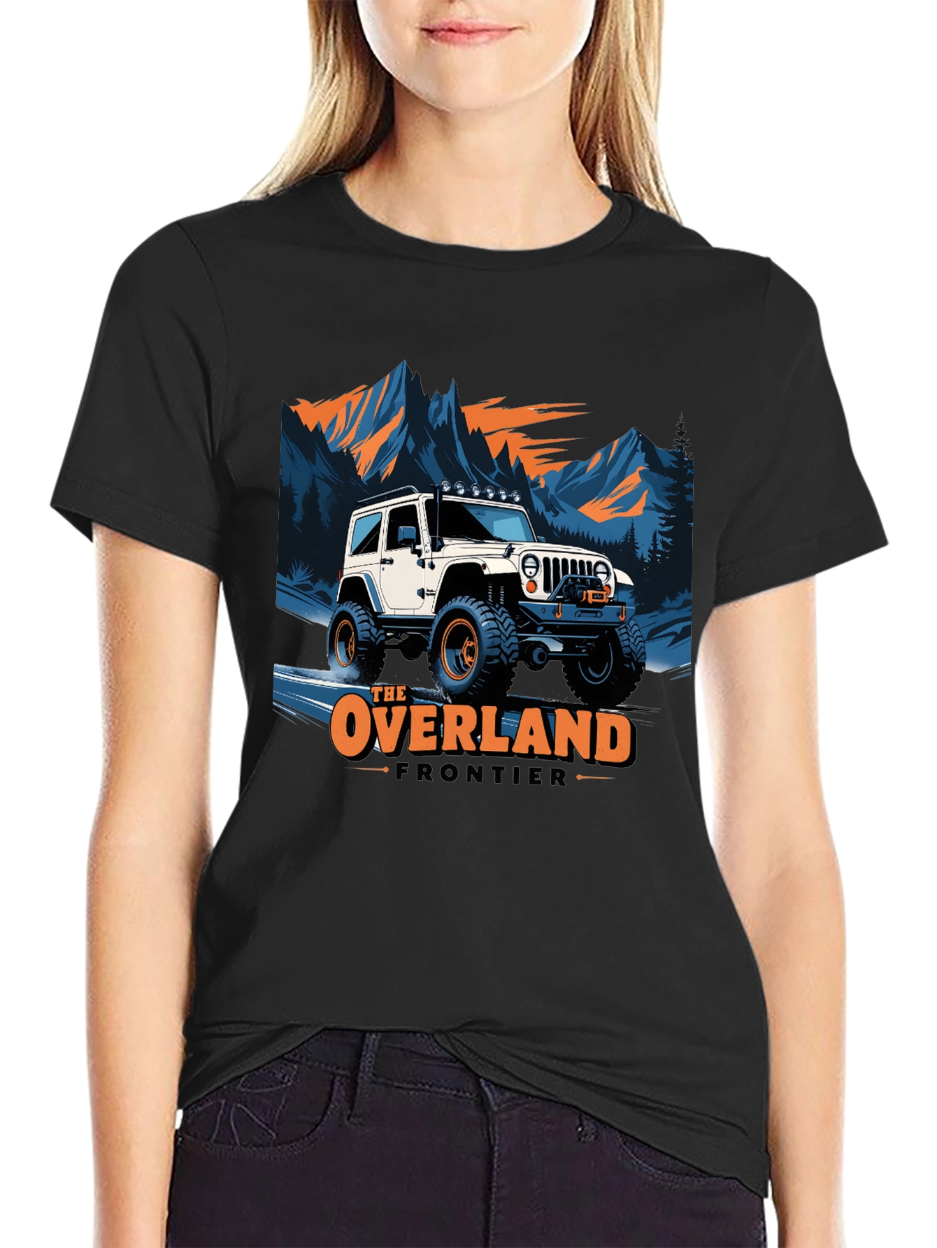 Overland Frontier Jeep Graphic T-Shirt