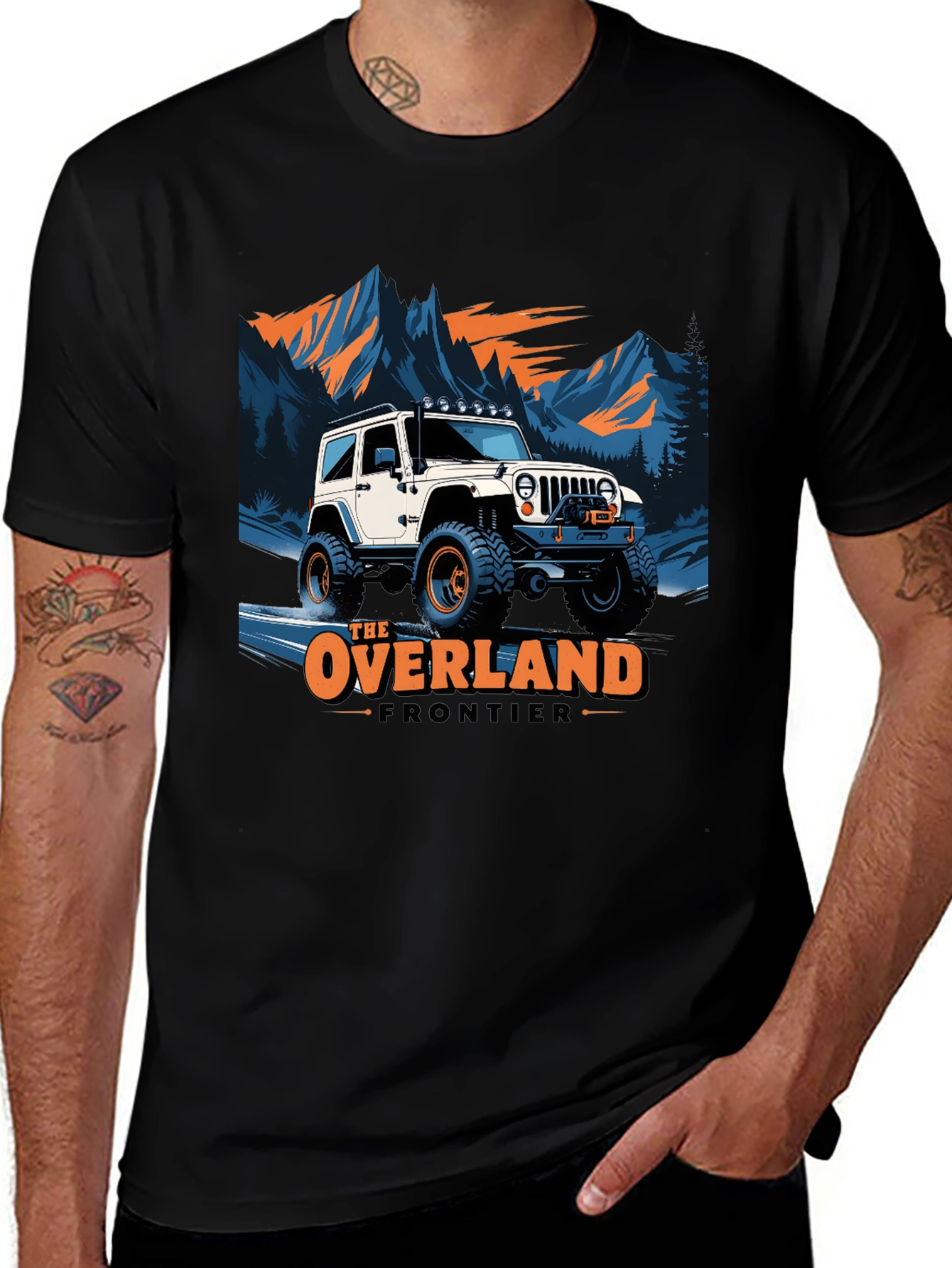 Overland Frontier Jeep Graphic T-Shirt