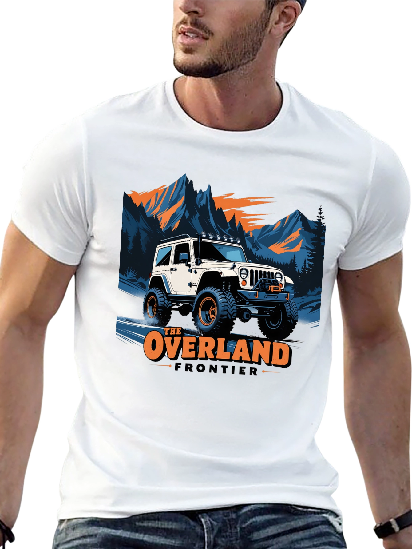Overland Frontier Jeep Graphic T-Shirt