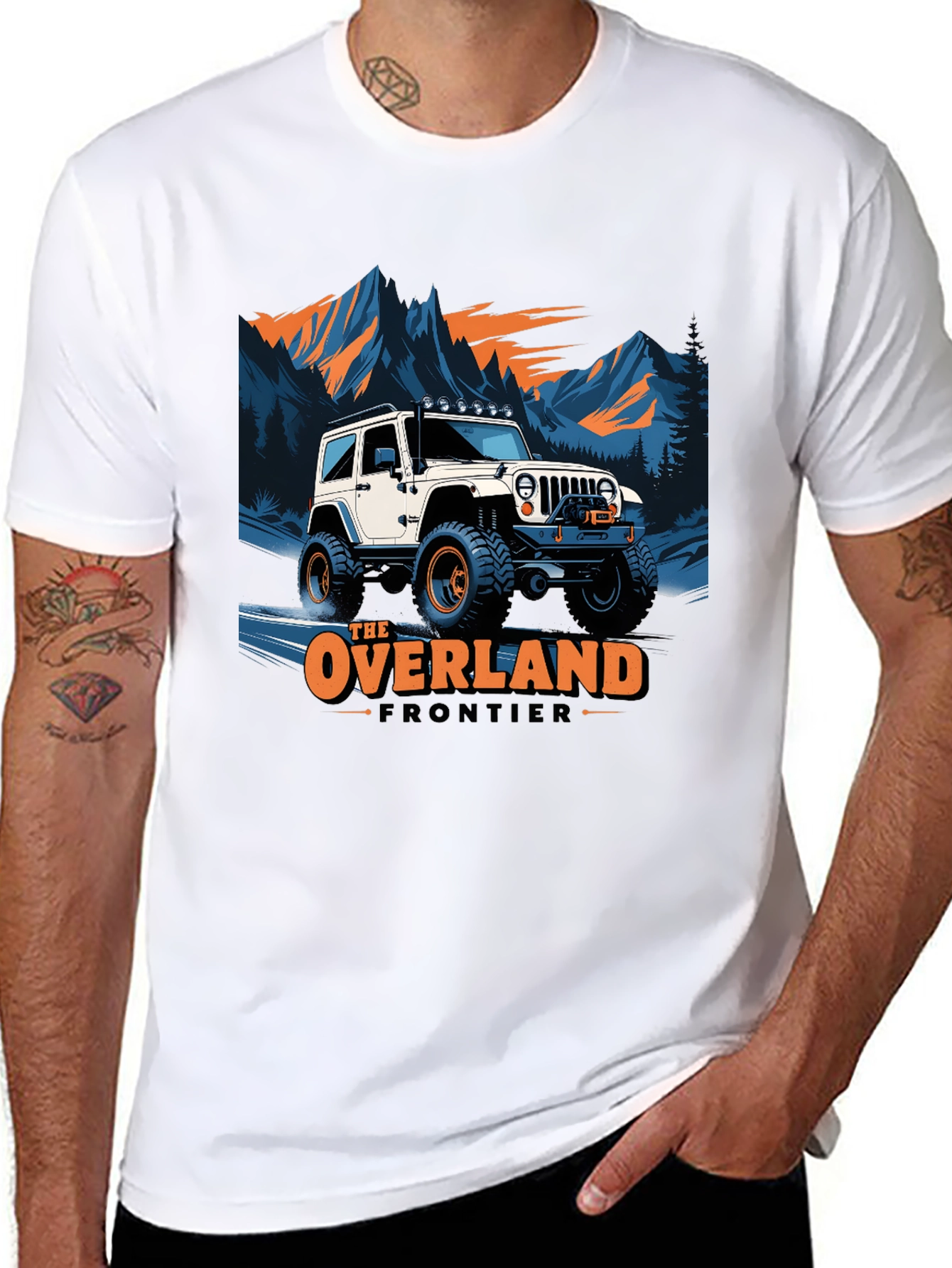 Overland Frontier Jeep Graphic T-Shirt