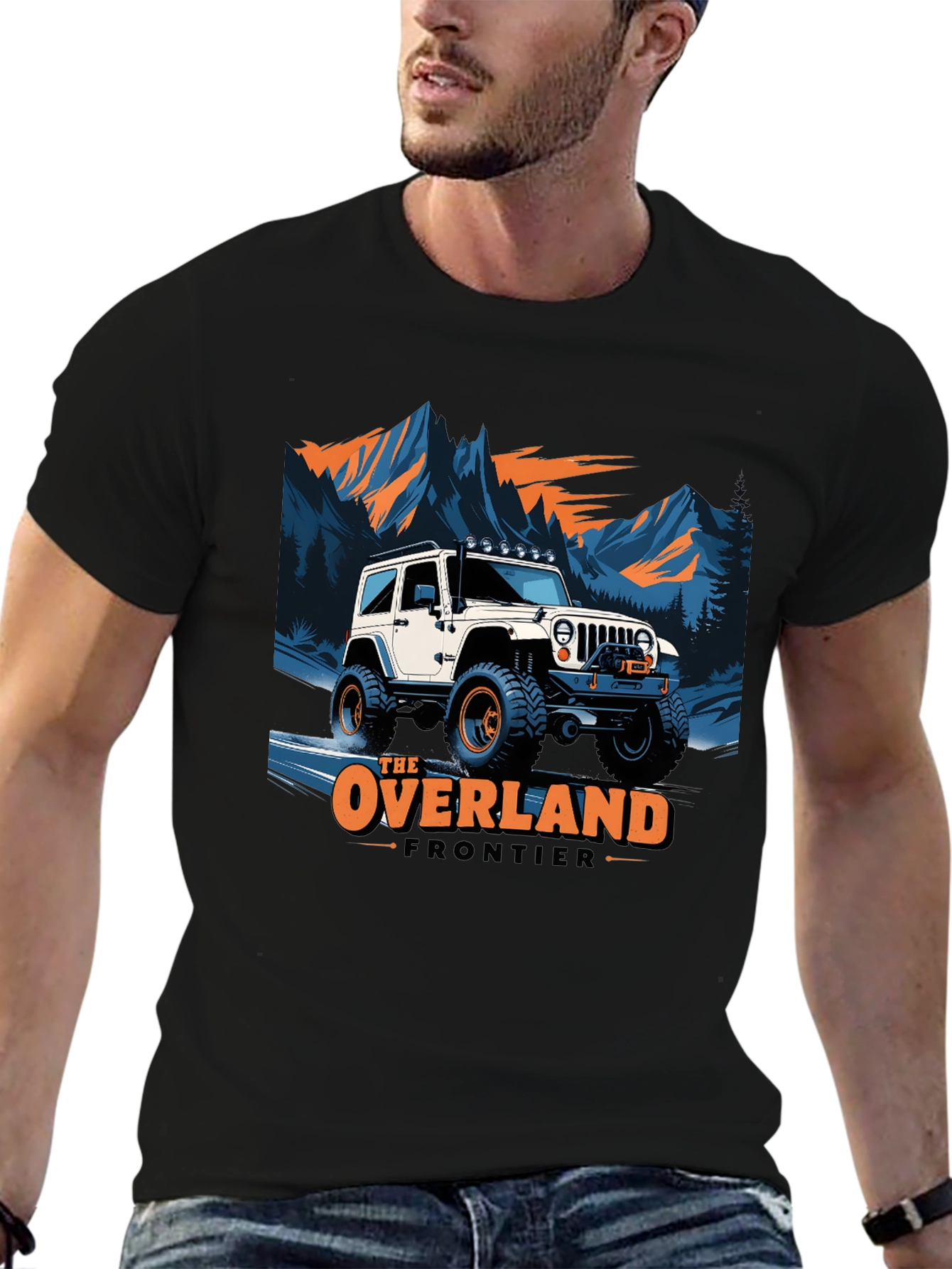 Overland Frontier Jeep Graphic T-Shirt