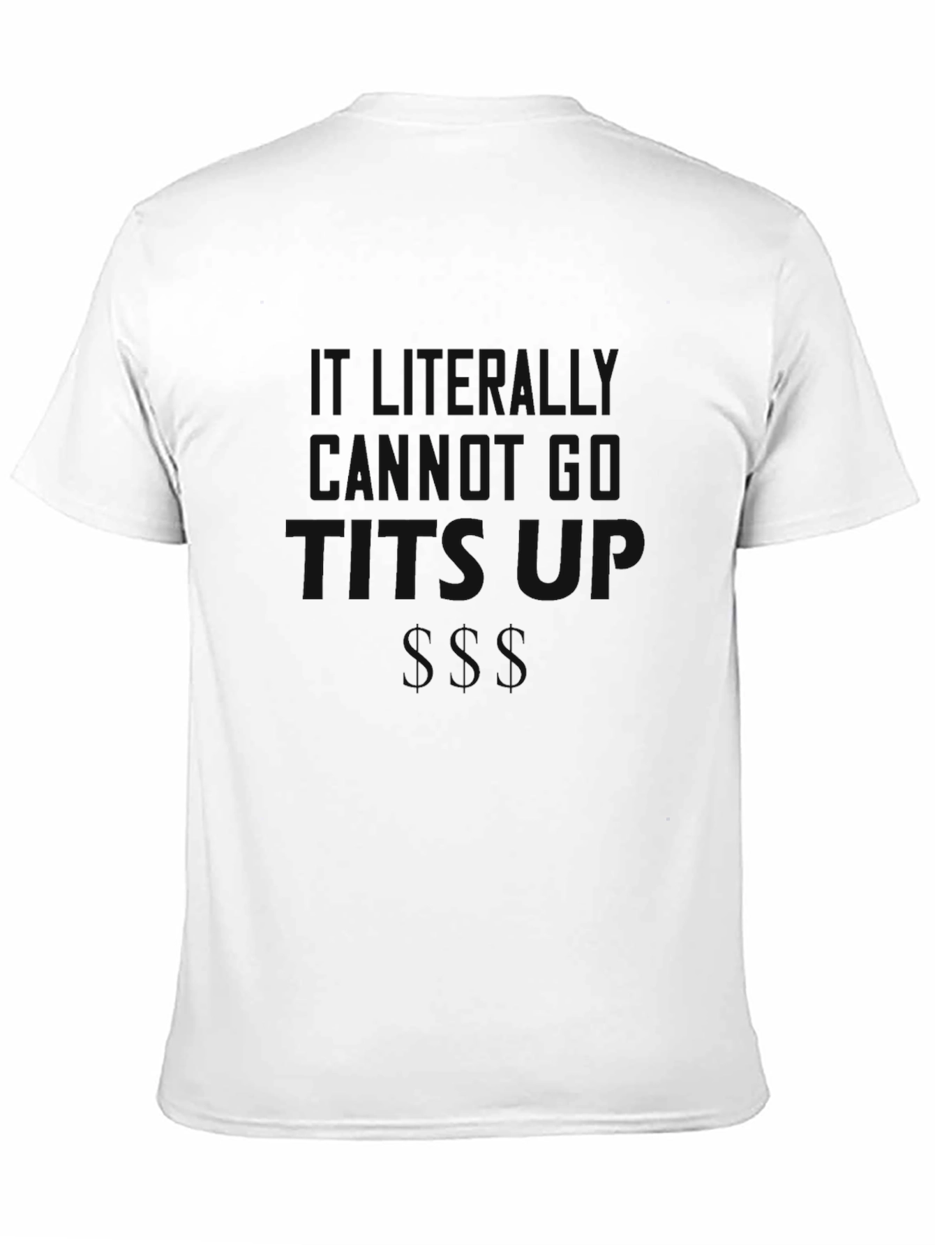 Black Graphic T-Shirt - Humorous Slogan