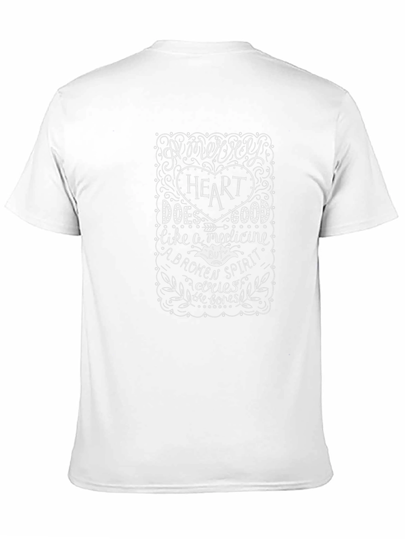 Merry Heart T-Shirt - Inspirational Quote Tee