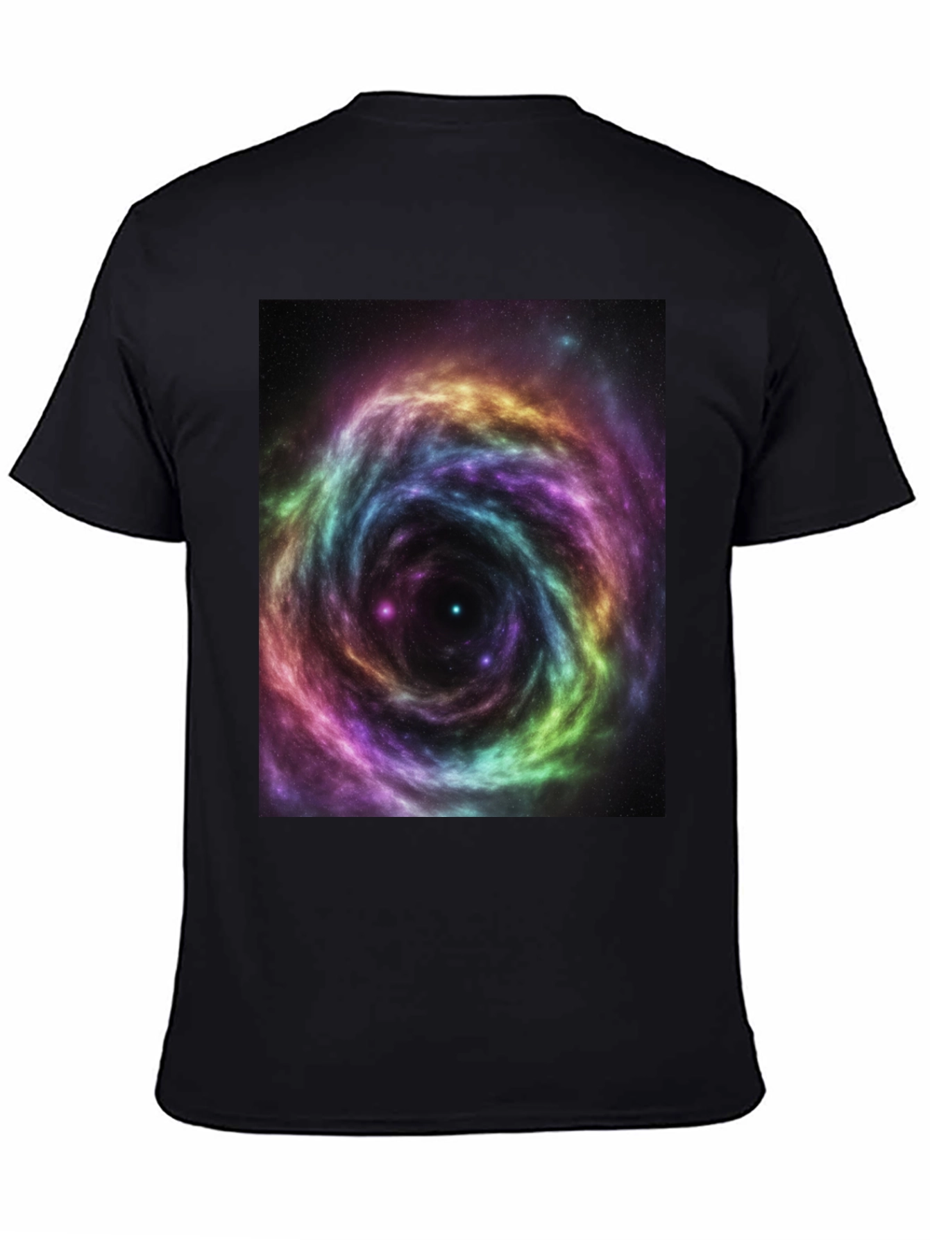 Galaxy Swirl Black T-Shirt