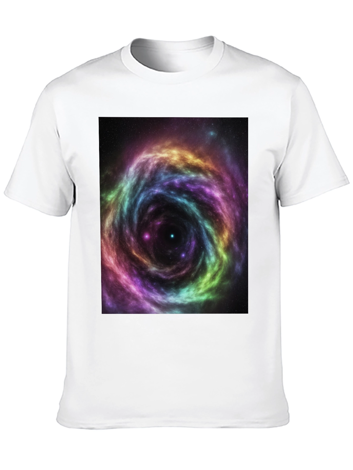 Galaxy Swirl Black T-Shirt