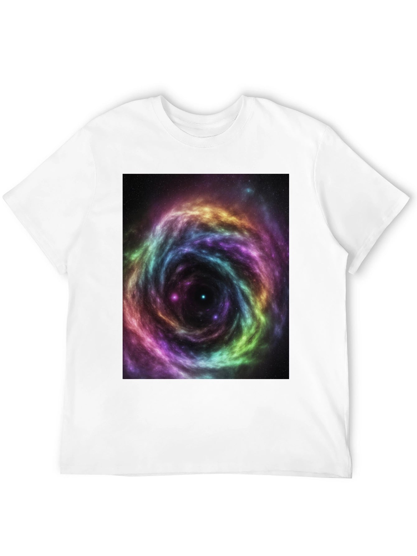 Galaxy Swirl Black T-Shirt