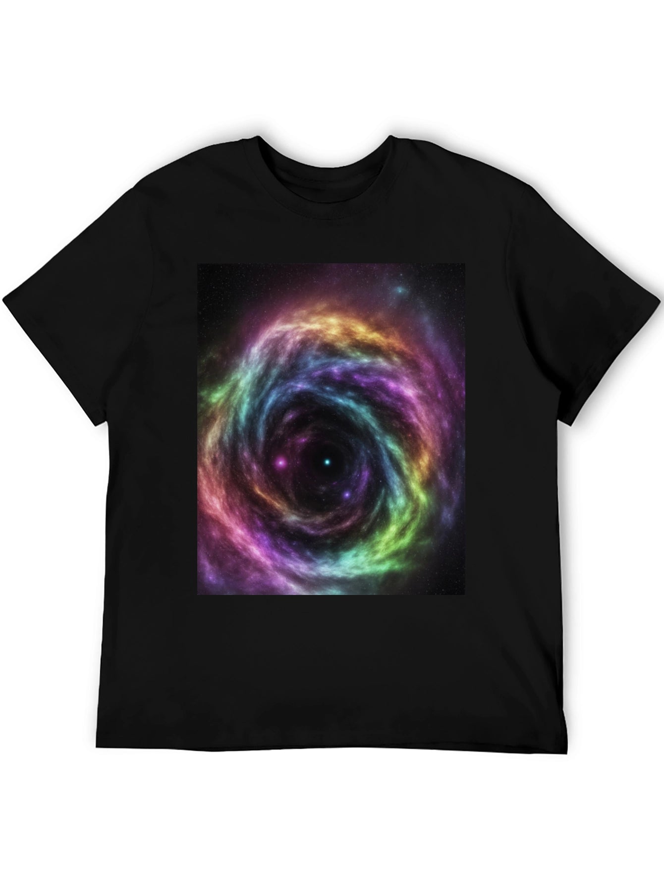 Galaxy Swirl Black T-Shirt