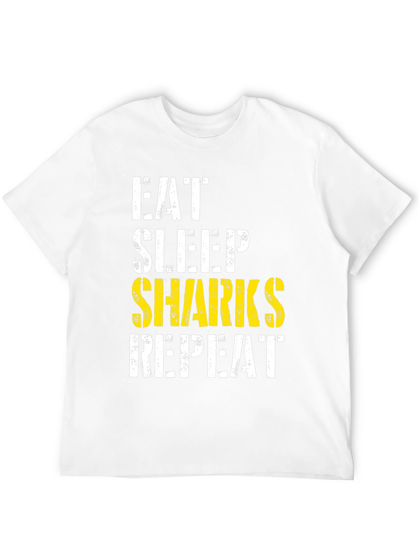 Eat Sleep Sharks Repeat Graphic Tee