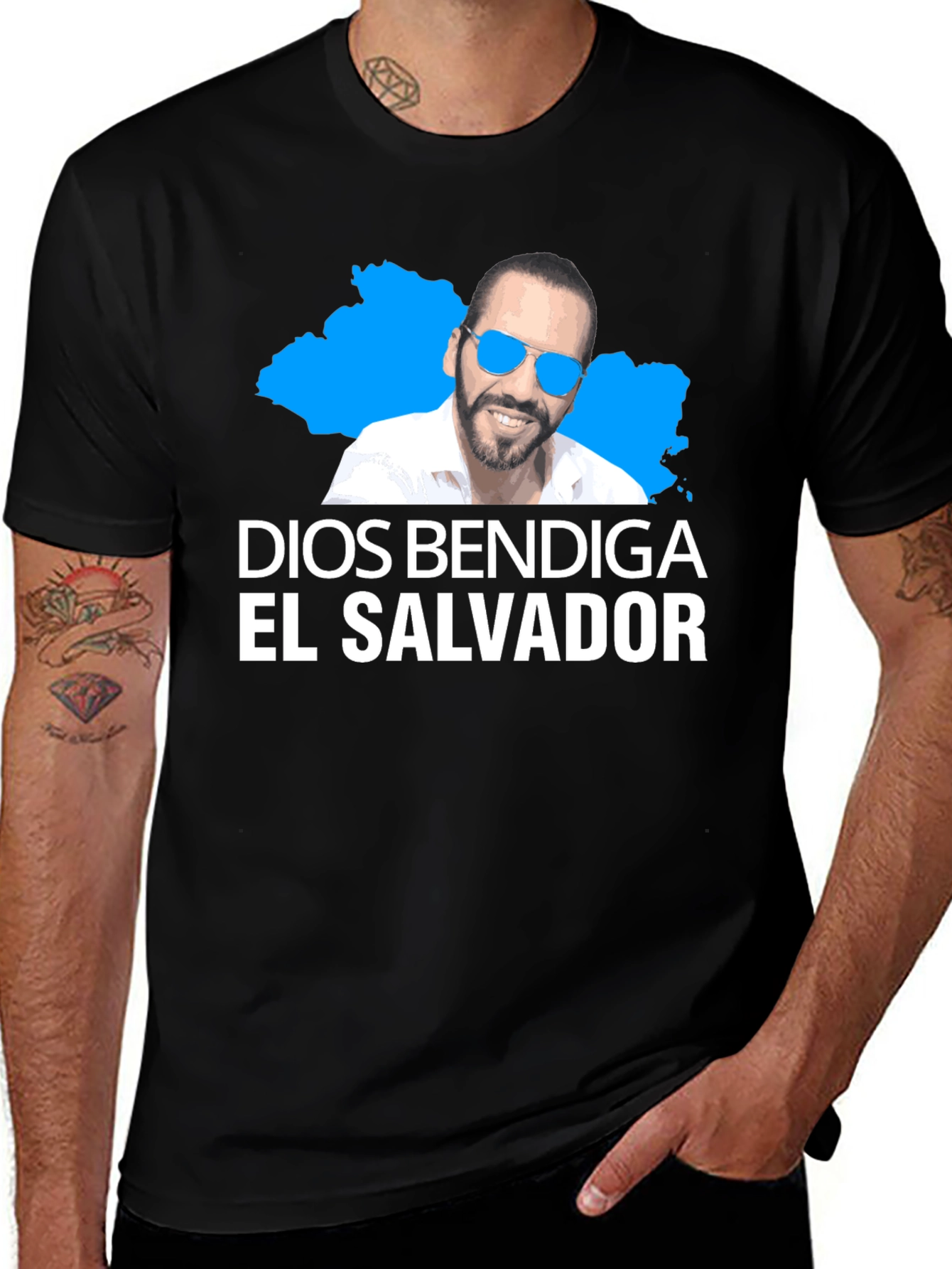 Dios Bendiga El Salvador T-Shirt