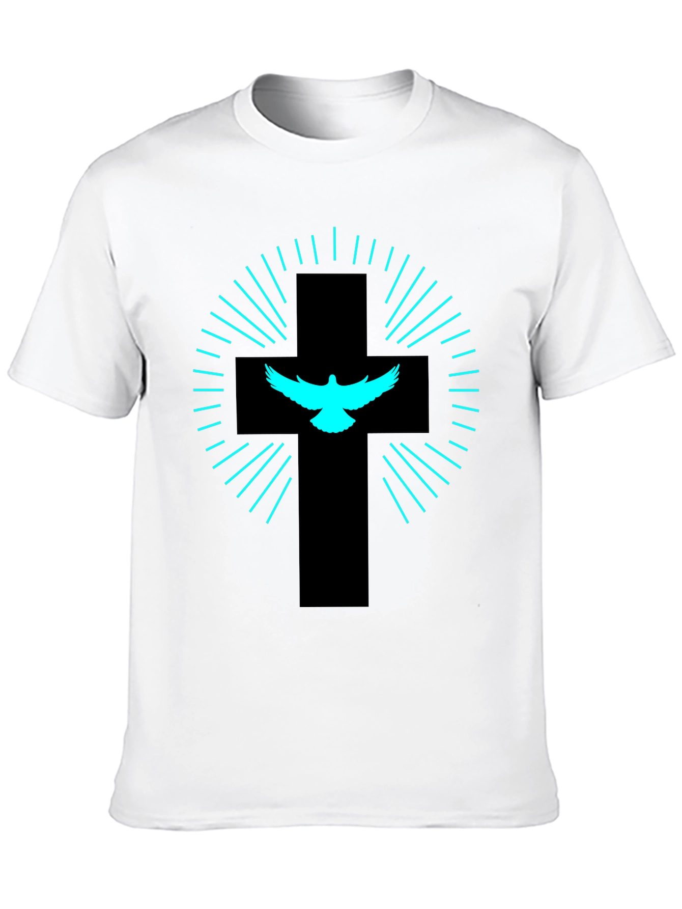 Dove Cross Graphic Tee - Black