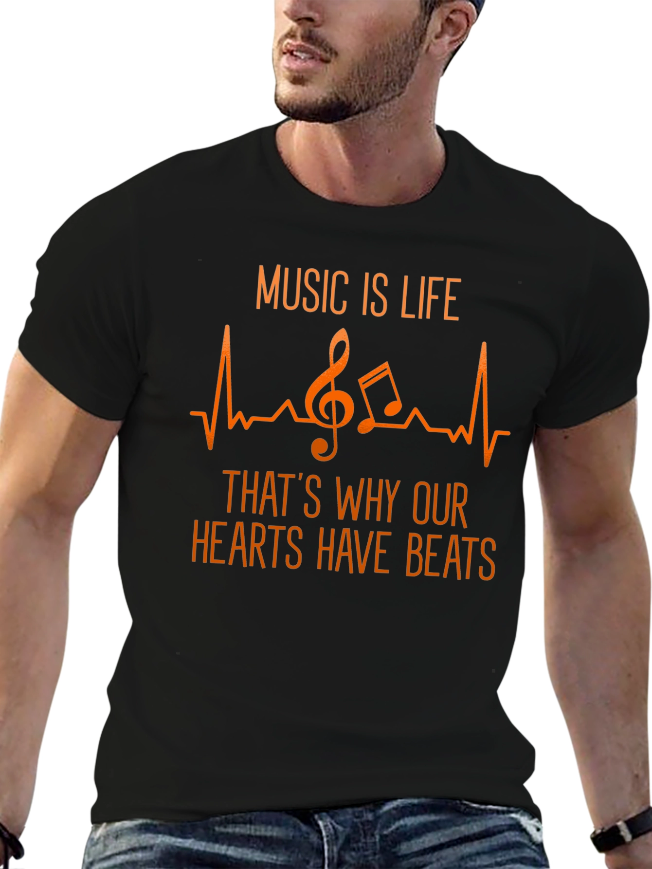 Music is Life Graphic Tee