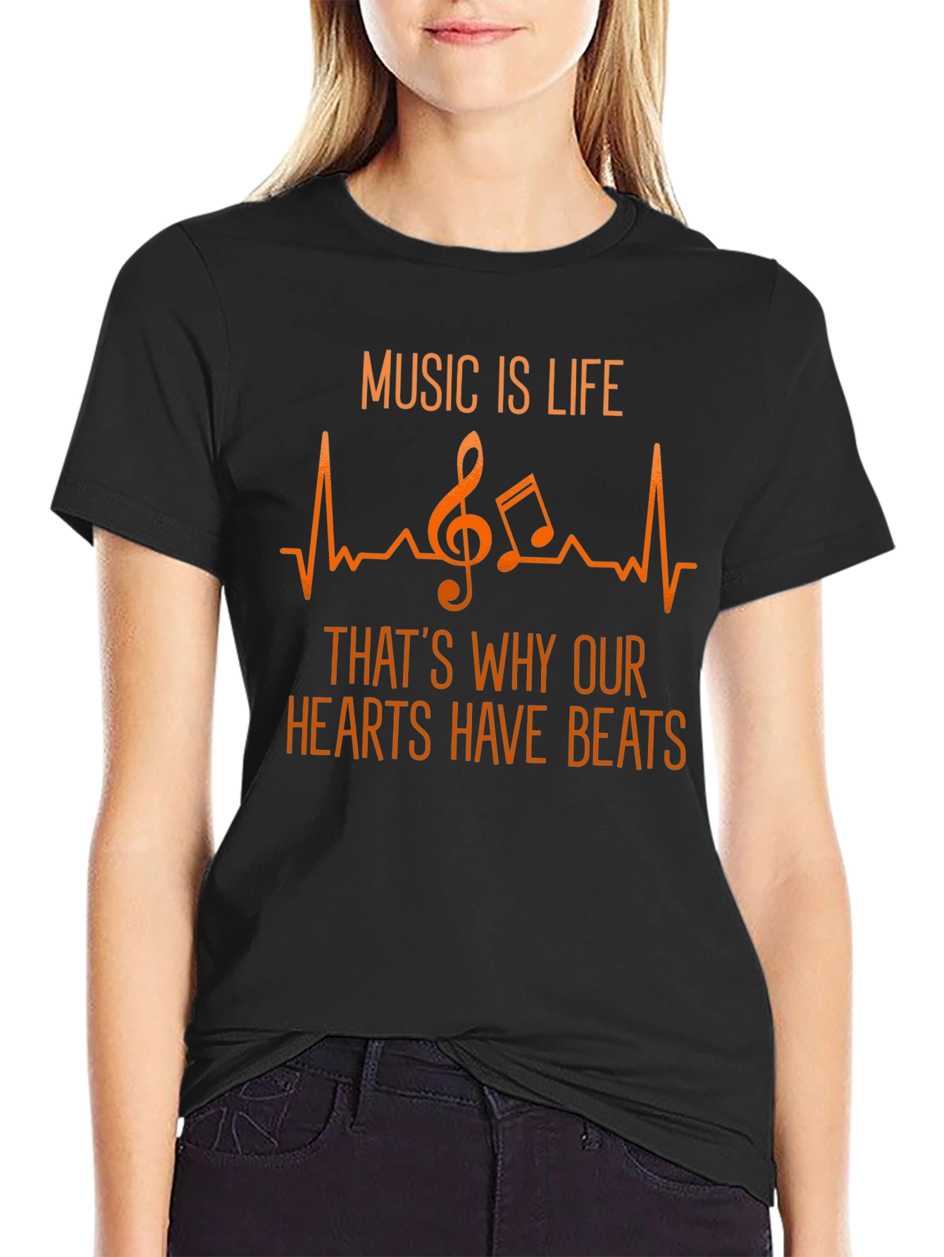 Music is Life Graphic Tee