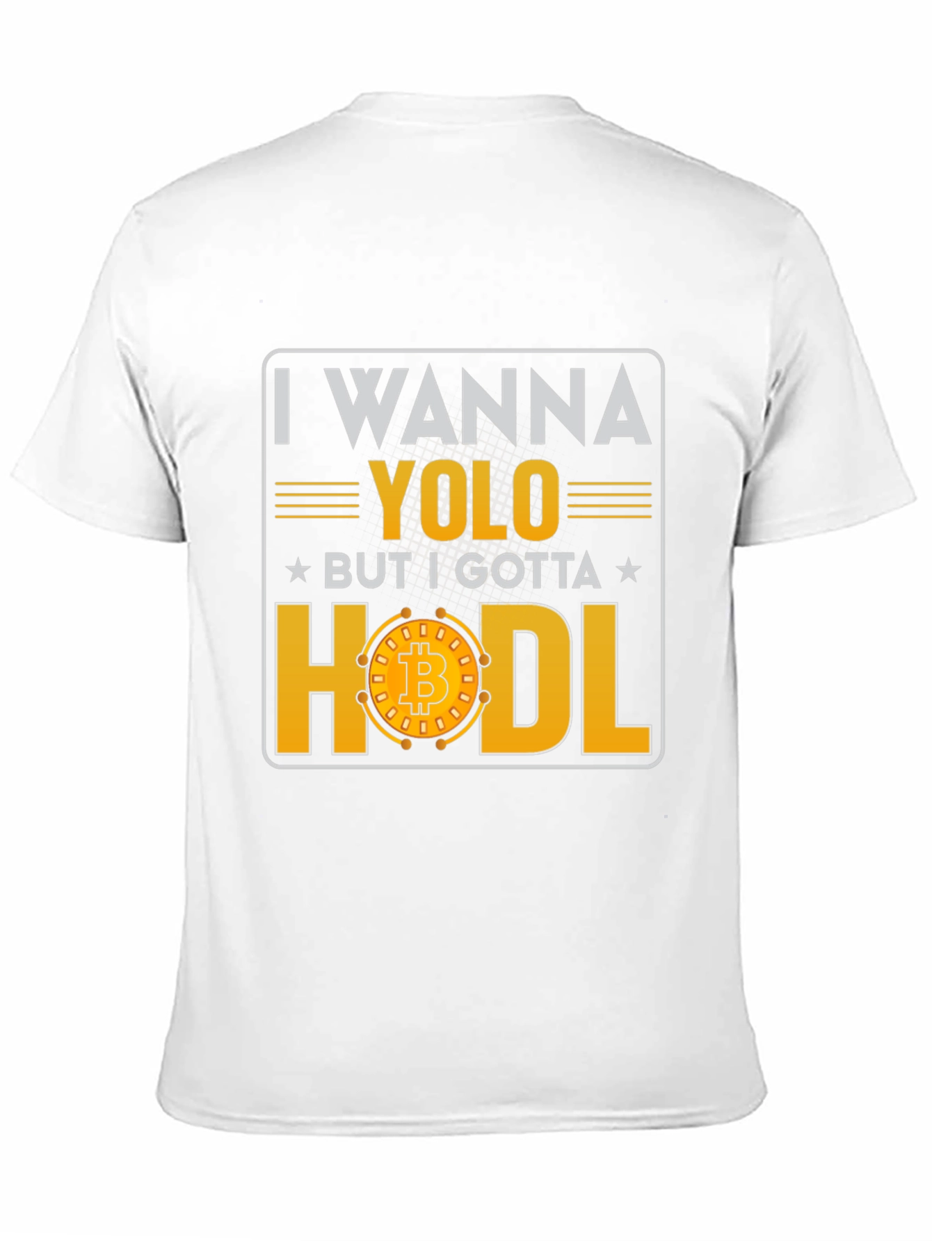 Crypto YOLO HODL Bitcoin Graphic T-Shirt