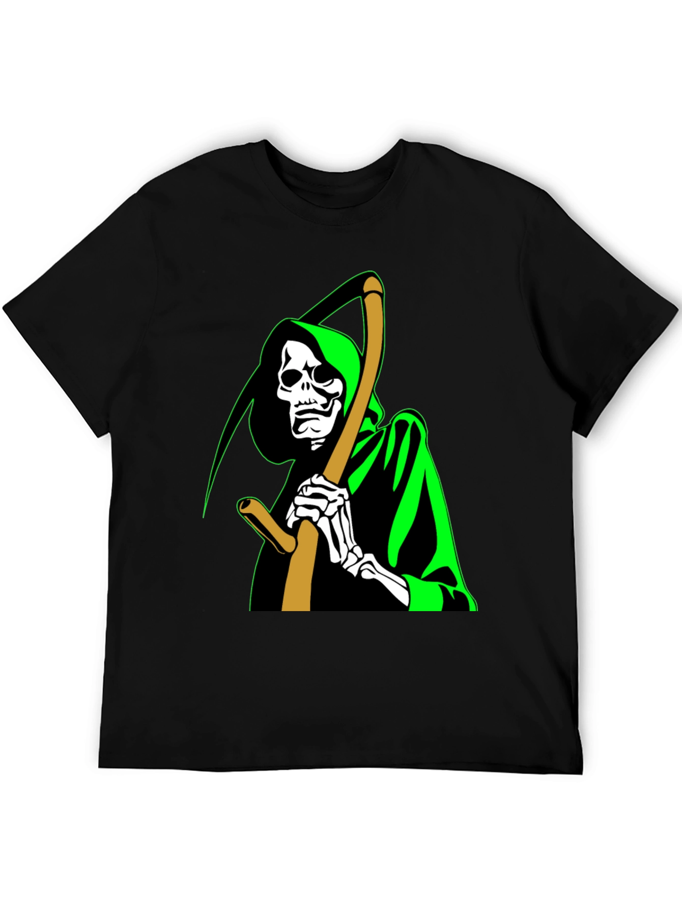 Grim Reaper Graphic T-Shirt - Black