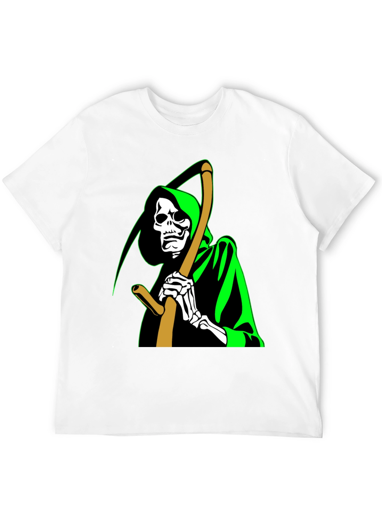 Grim Reaper Graphic T-Shirt - Black