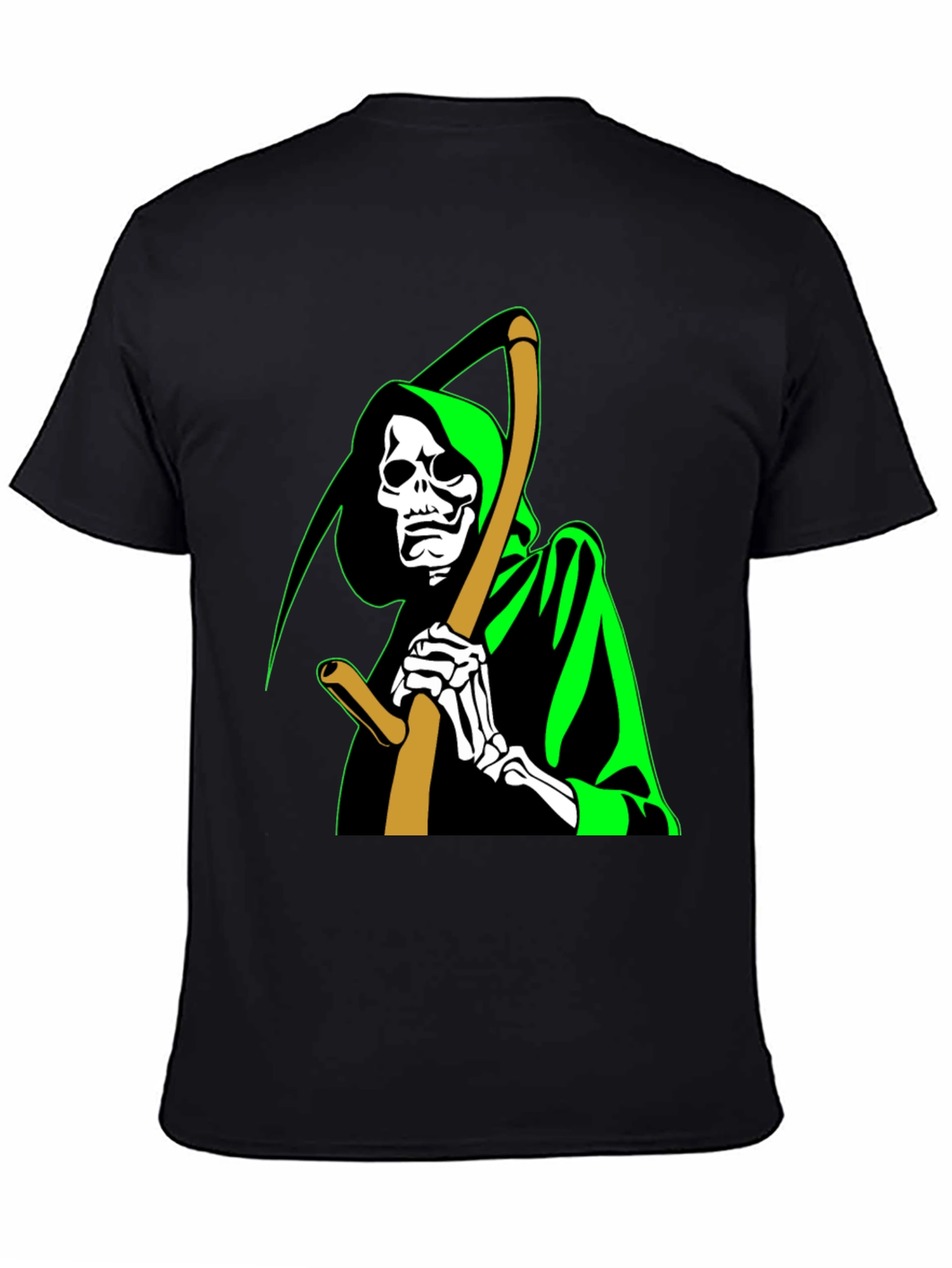 Grim Reaper Graphic T-Shirt - Black