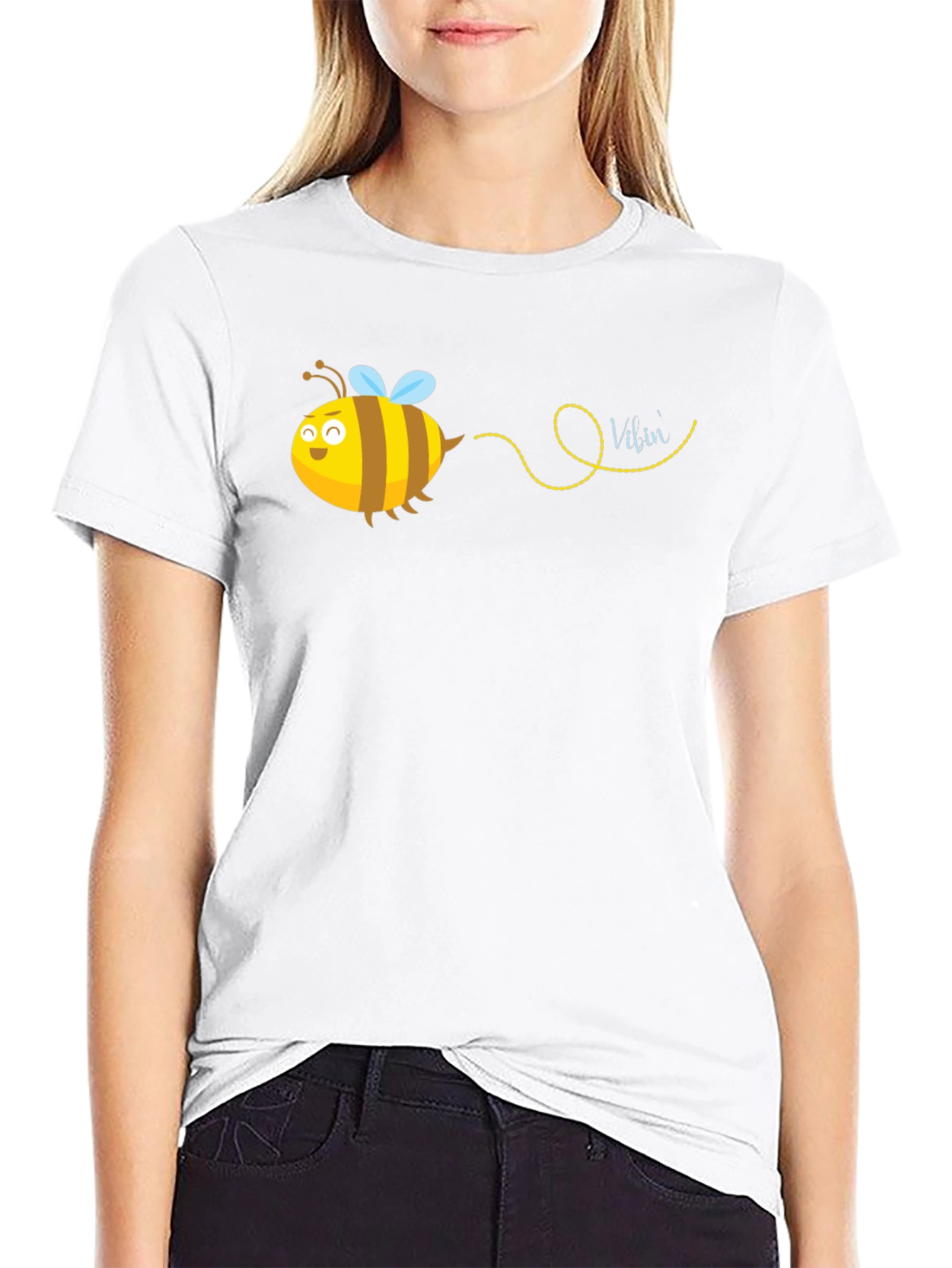Bee Design Black T-Shirt