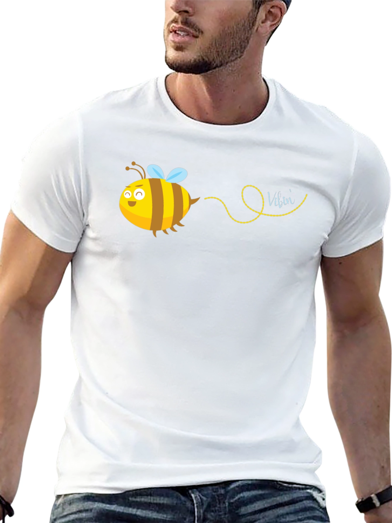 Bee Design Black T-Shirt