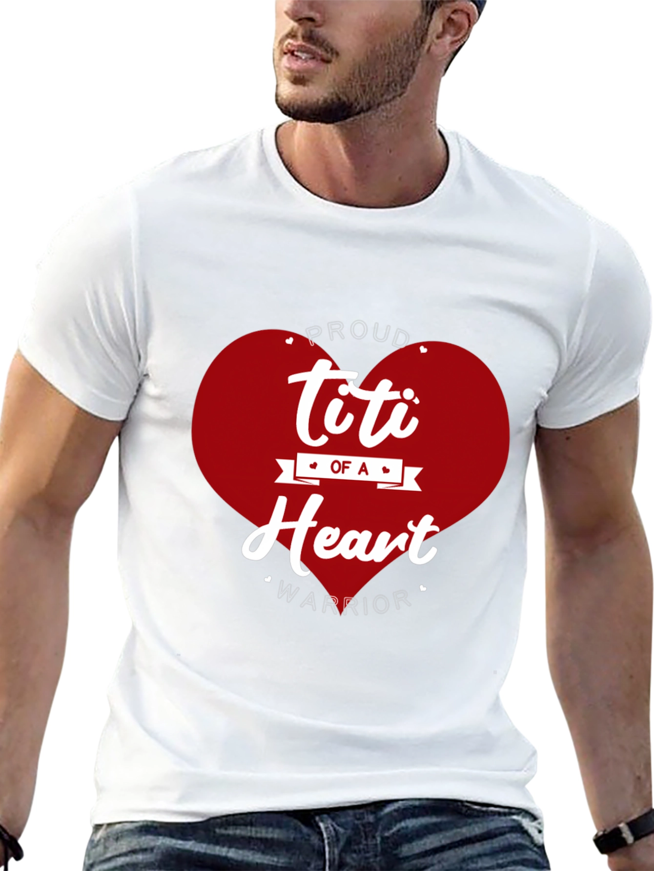 Proud Titi of a Heart Warrior Graphic Tee