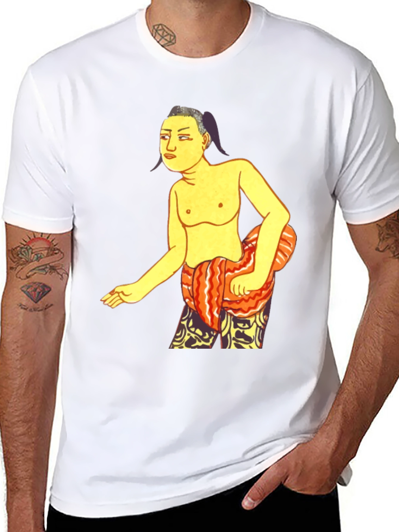 Novelty Graphic T-Shirt - Ancient Art