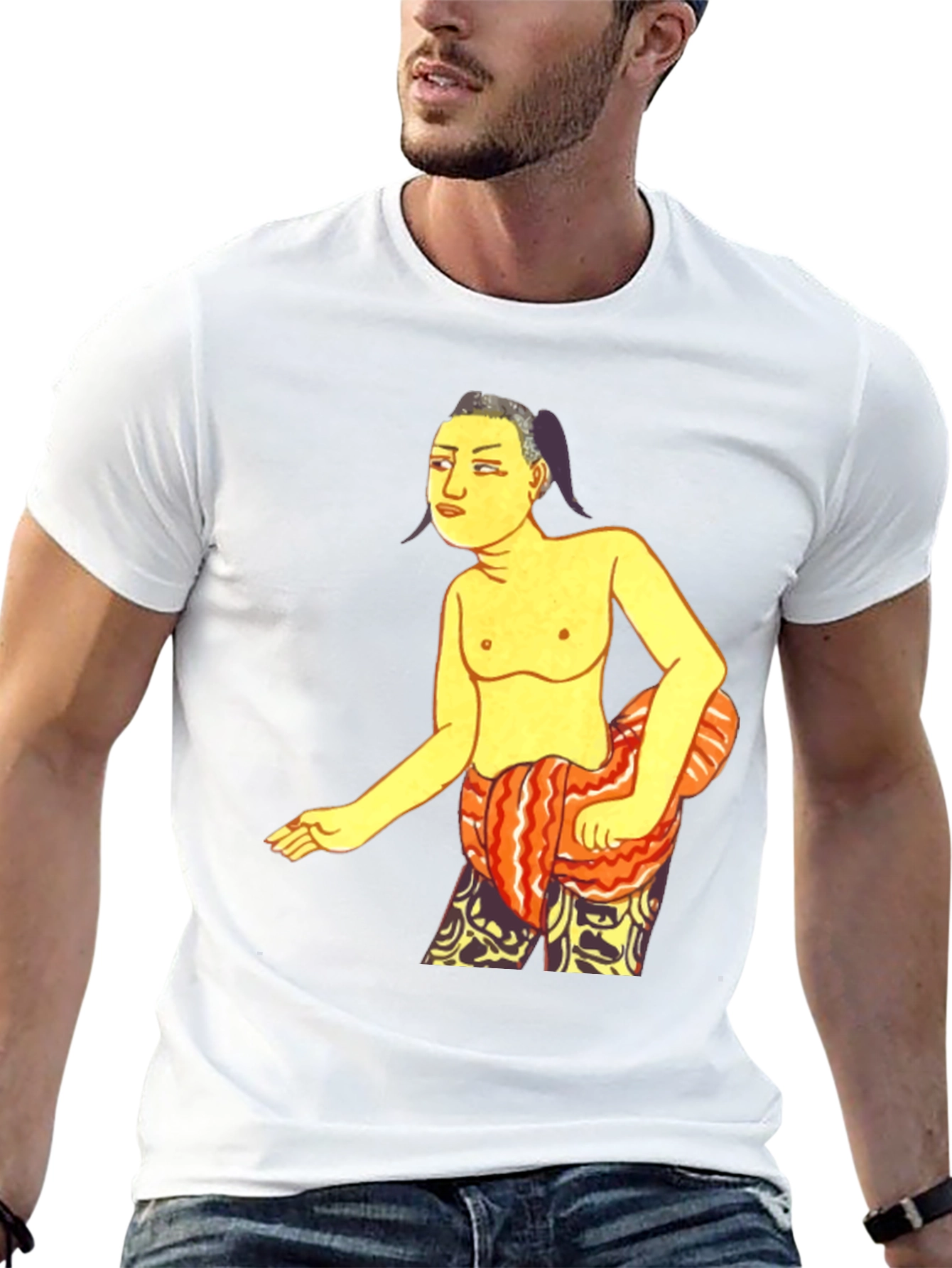 Novelty Graphic T-Shirt - Ancient Art