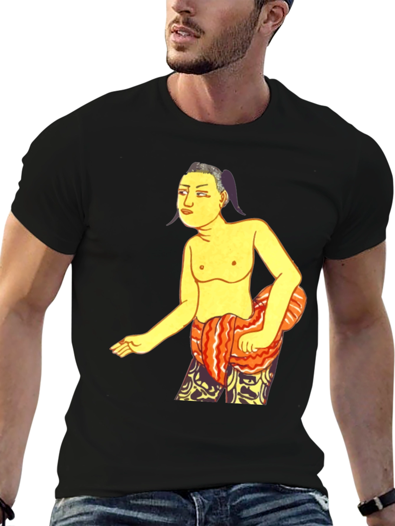 Novelty Graphic T-Shirt - Ancient Art