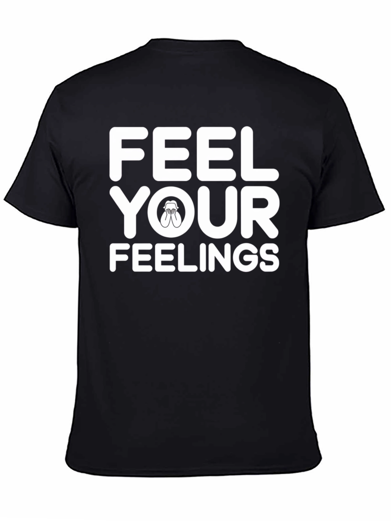 Feel Your Feelings Graphic Tee - Black