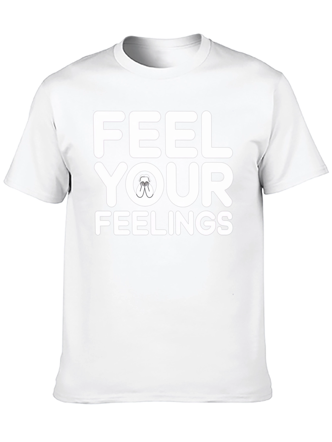 Feel Your Feelings Graphic Tee - Black