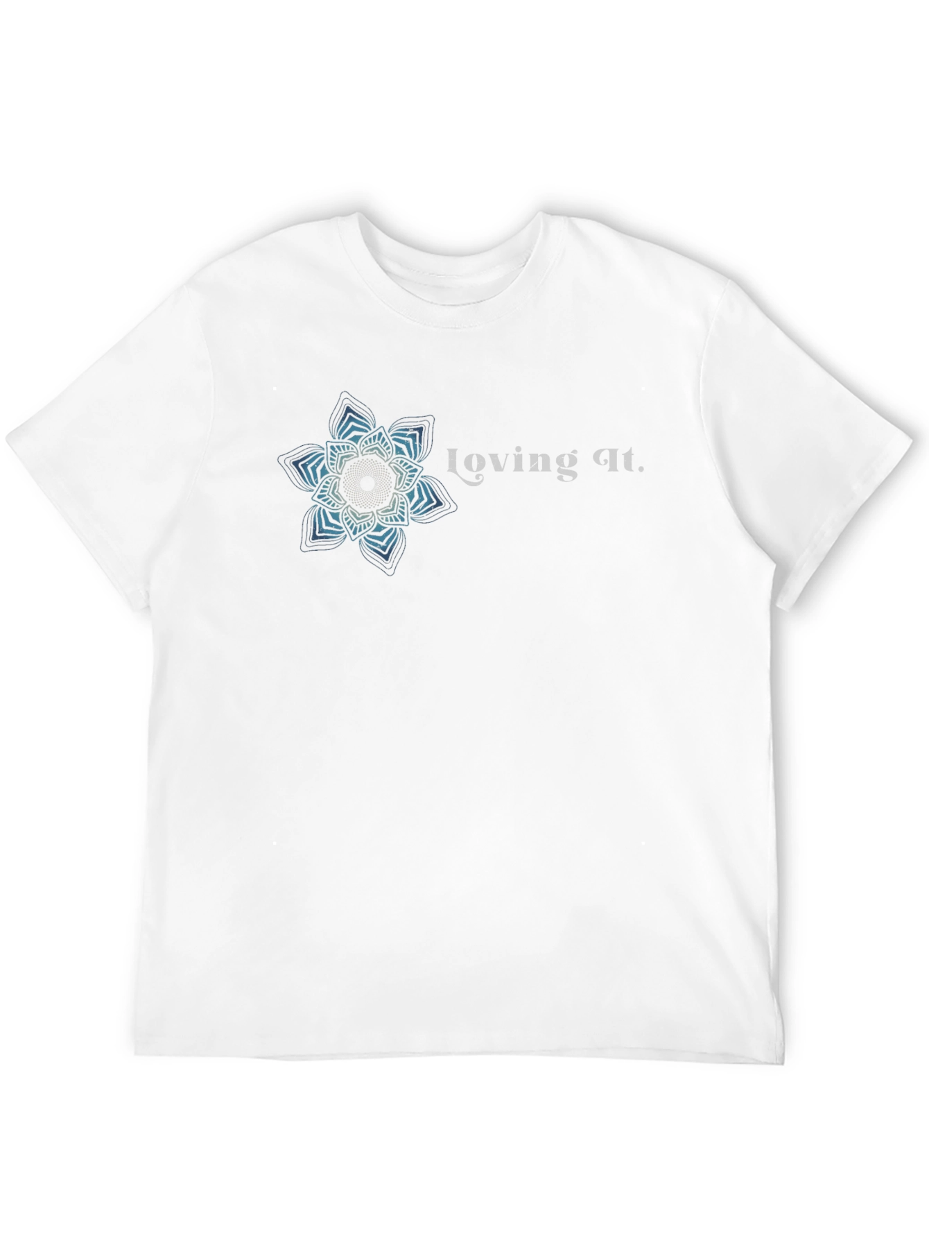 Loving It Graphic Tee - Black Cotton Blend