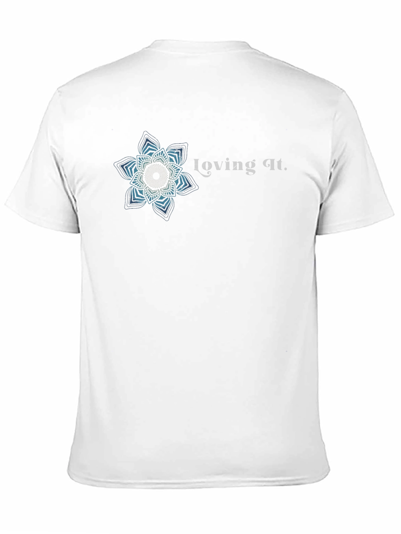 Loving It Graphic Tee - Black Cotton Blend
