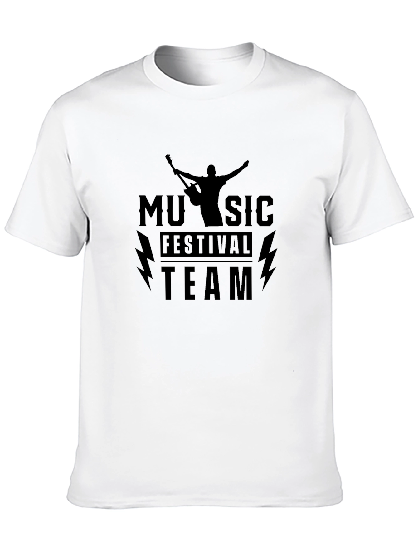 Music Festival Team Black T-Shirt