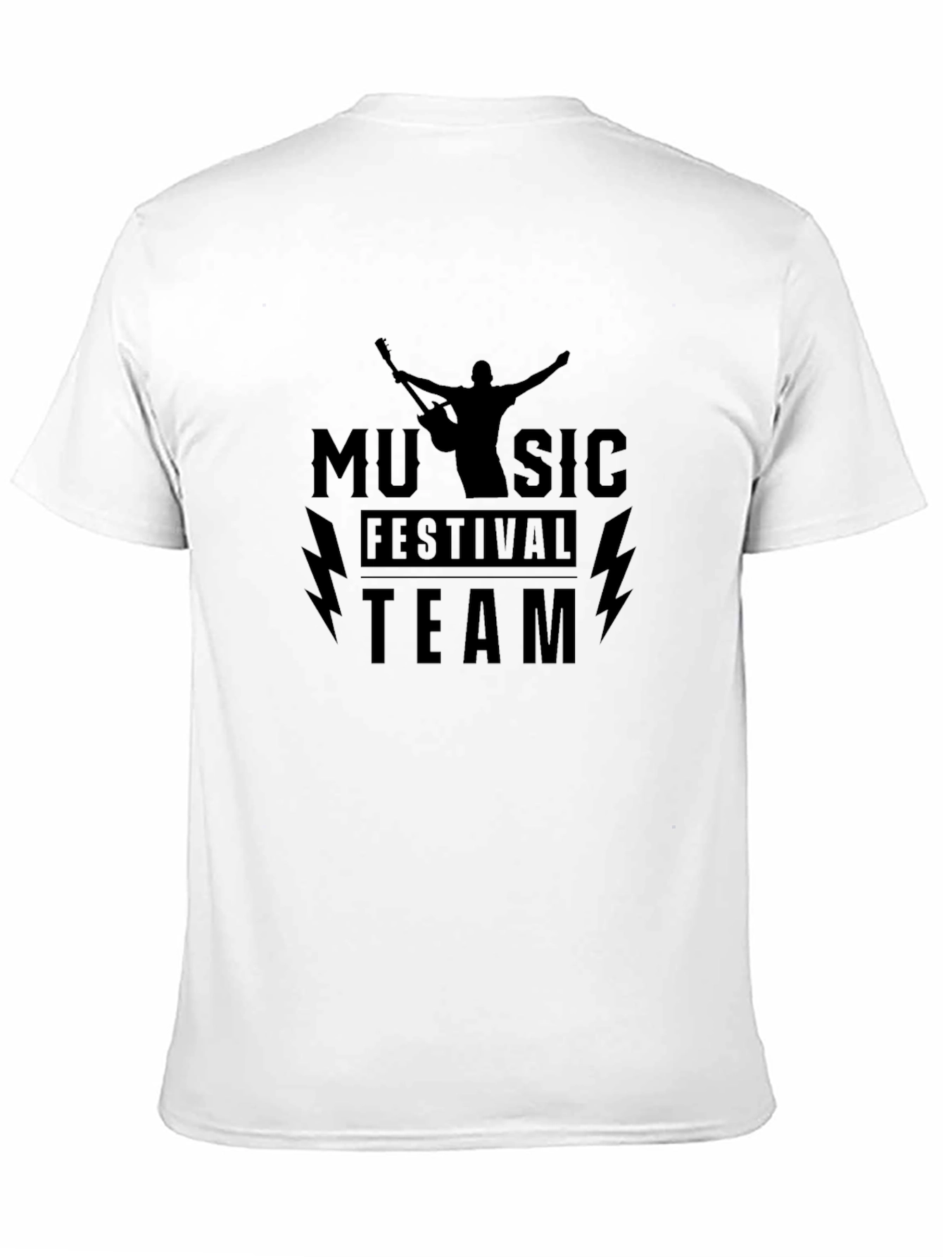 Music Festival Team Black T-Shirt