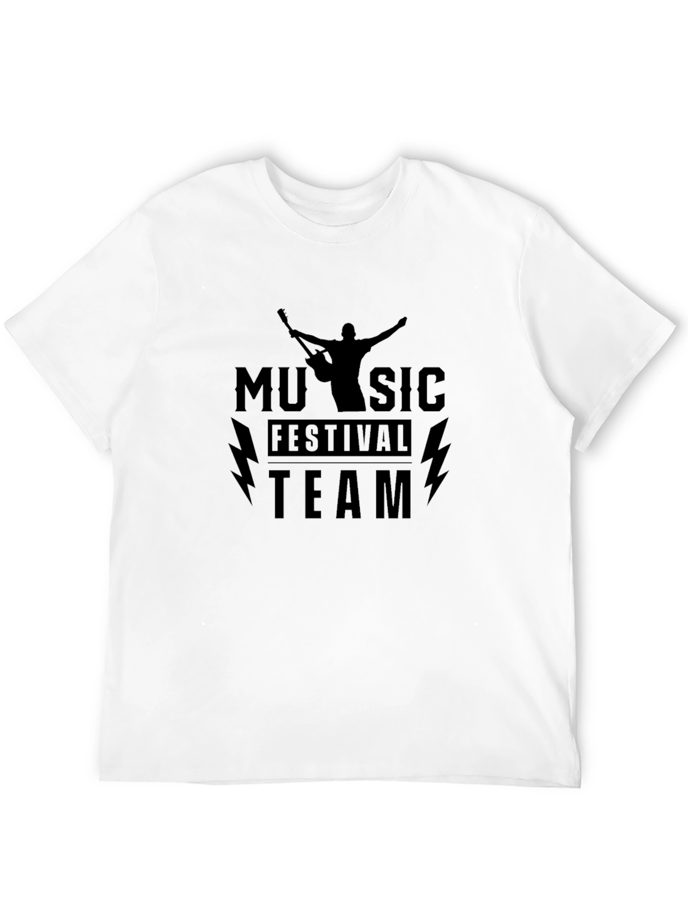 Music Festival Team Black T-Shirt