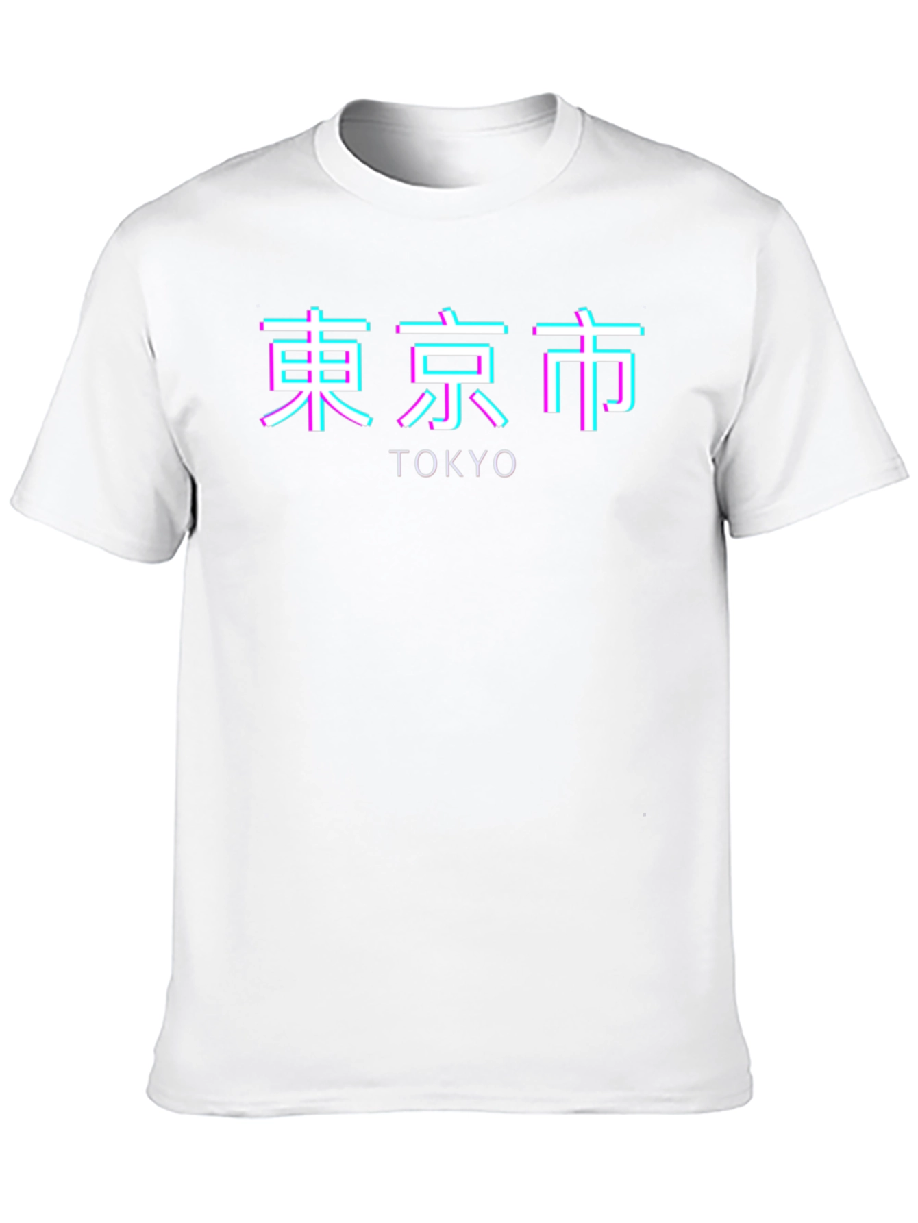 Tokyo Glitch Graphic T-Shirt - Modern Japan Style