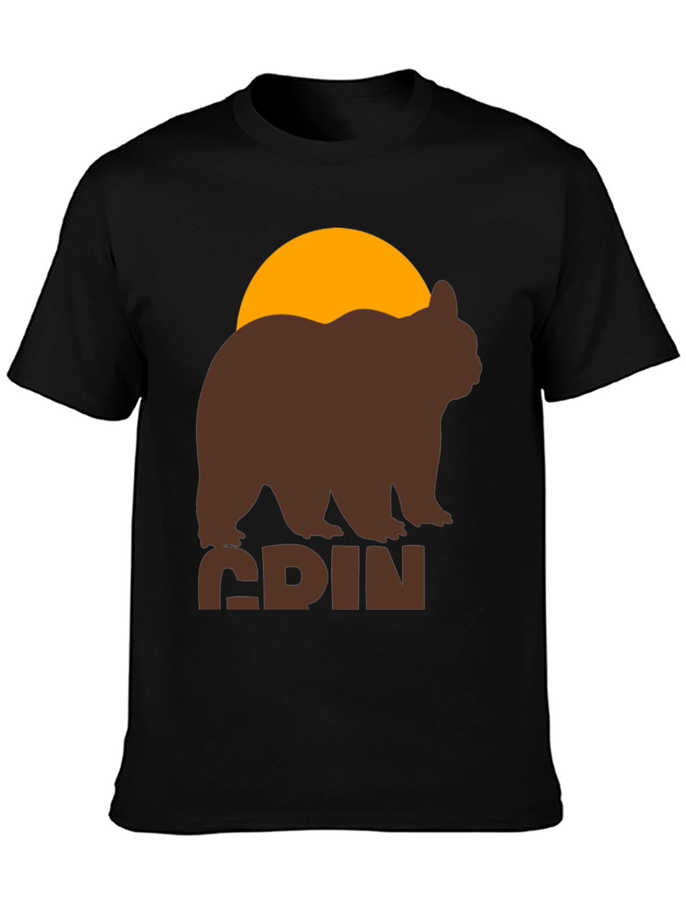 GRIZZLY BEAR Sunset T-Shirt - Unique Graphic Tee