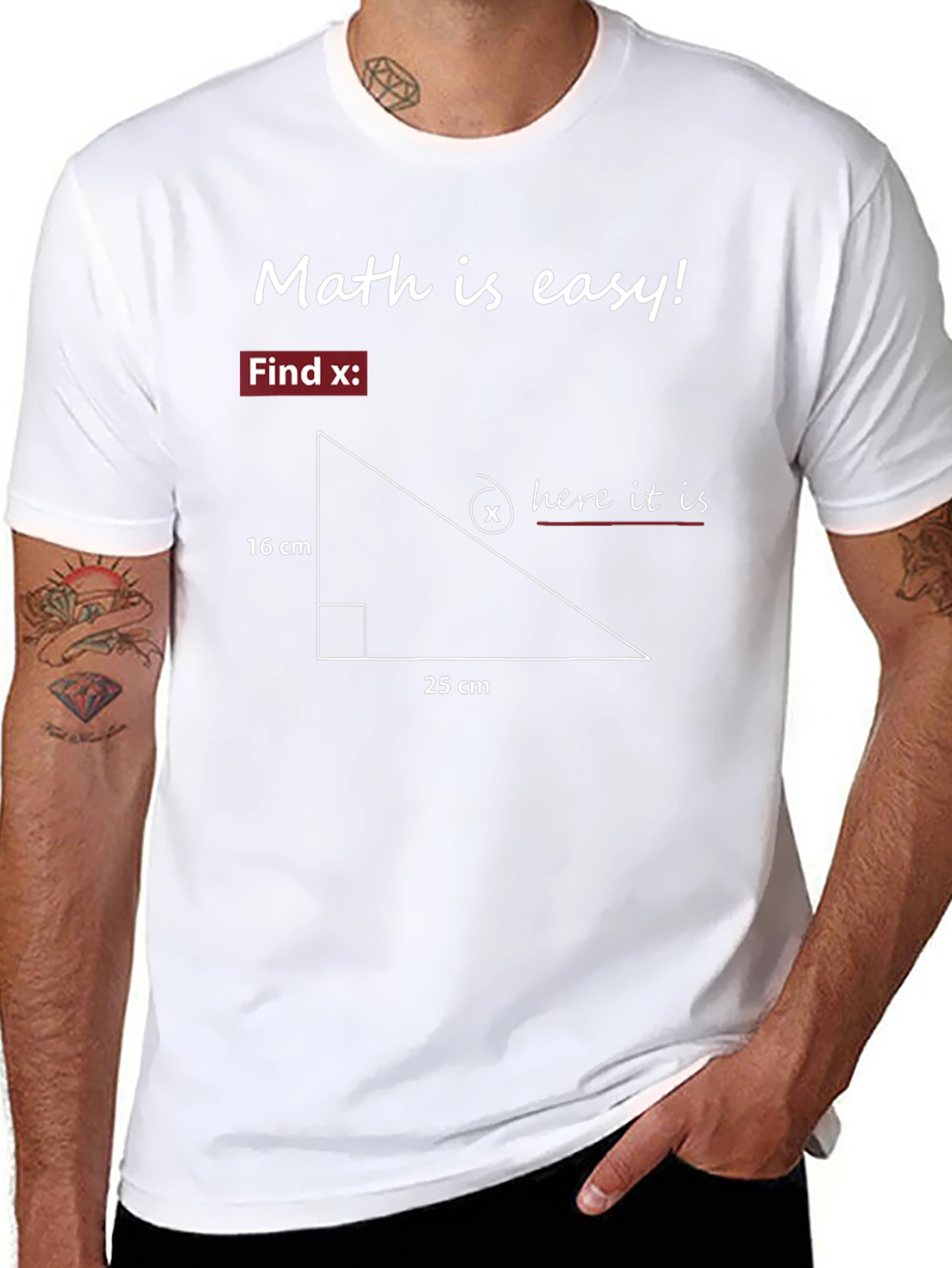 Math is Easy! T-Shirt - Find X