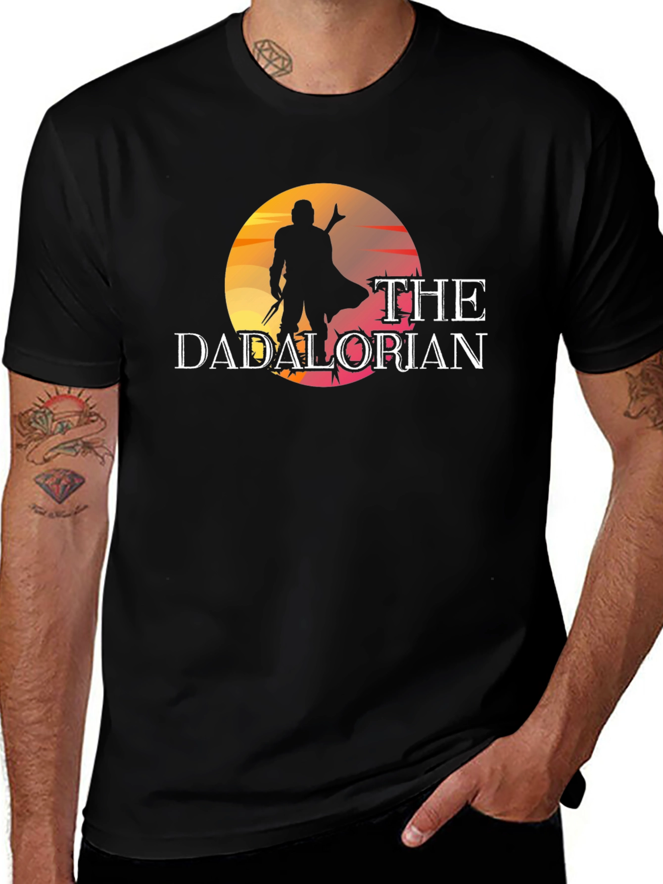 The Dadalorian Black T-Shirt