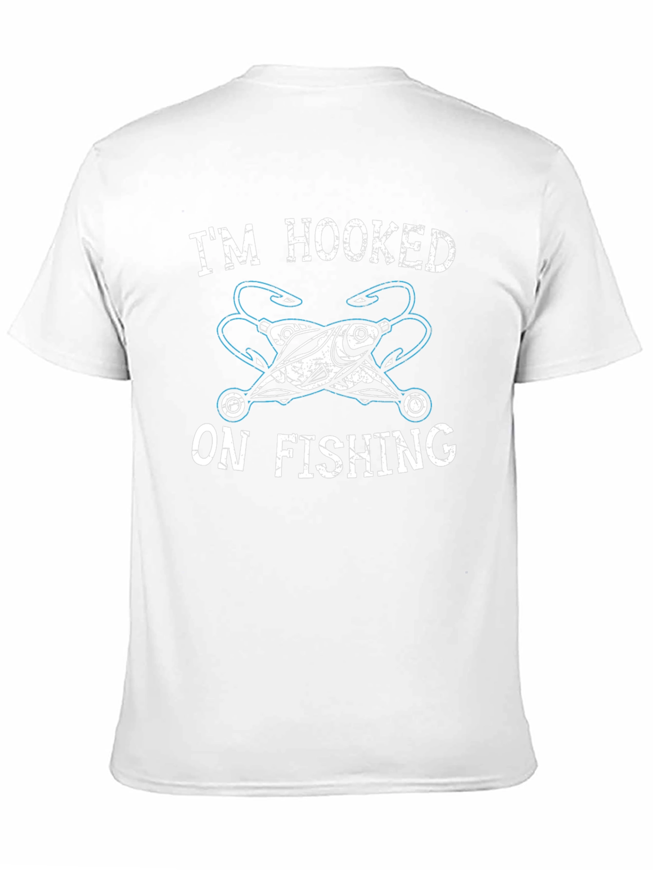 Im Hooked On Fishing Graphic Tee - Black