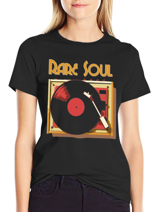 Rare Soul Vinyl Record Graphic Tee - Retro Music Lover T-Shirt