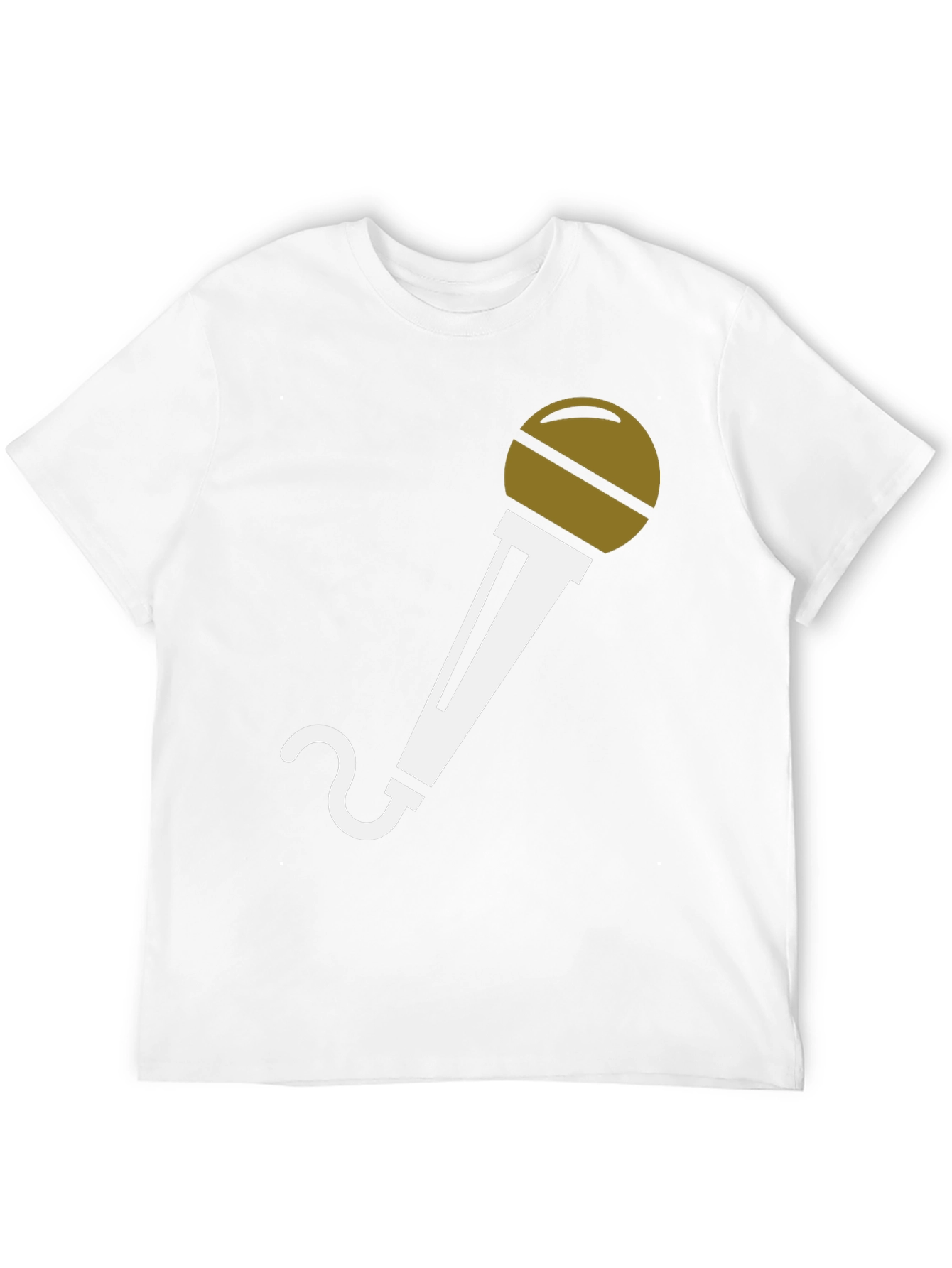 Microphone Graphic T-Shirt - Black
