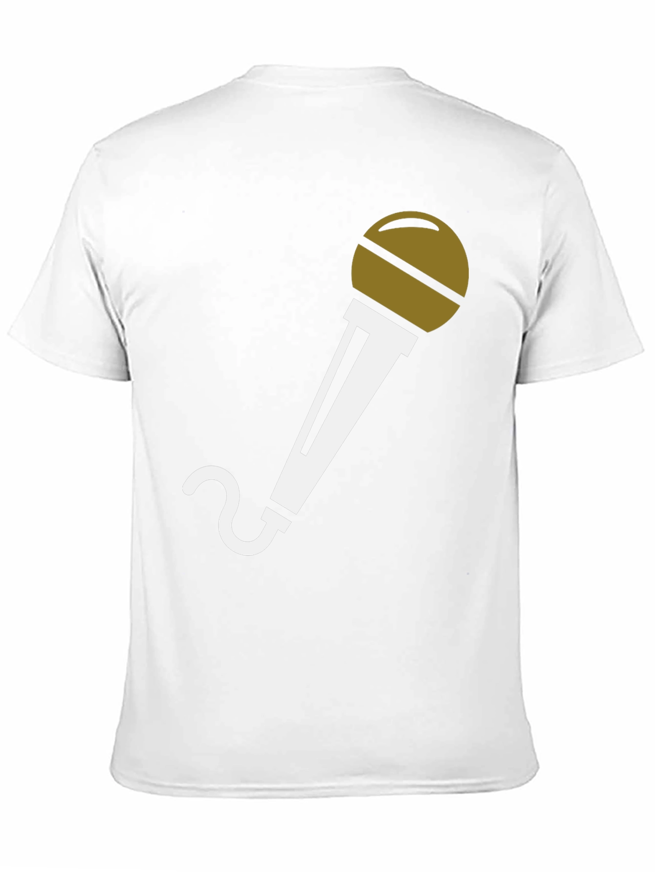 Microphone Graphic T-Shirt - Black