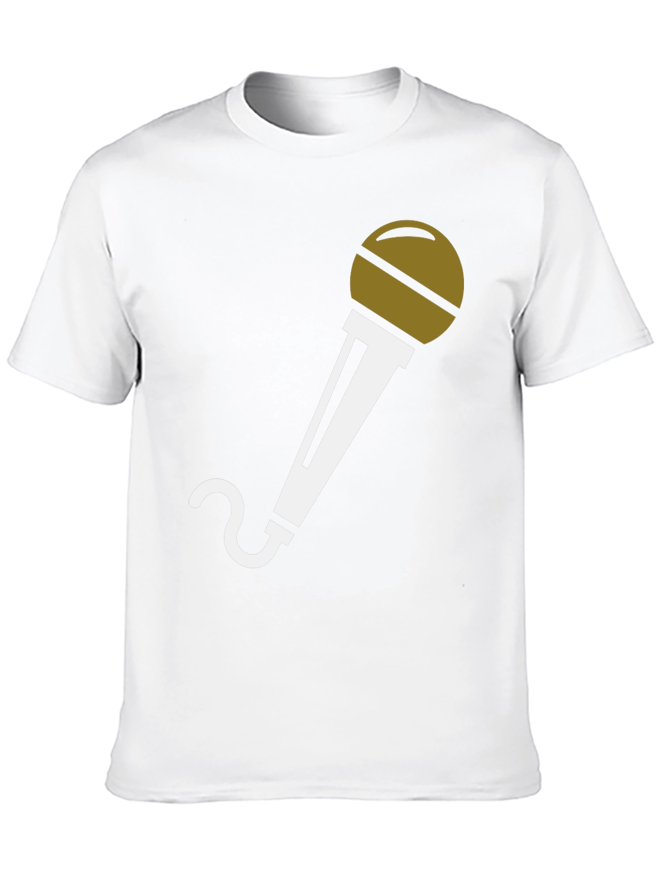 Microphone Graphic T-Shirt - Black