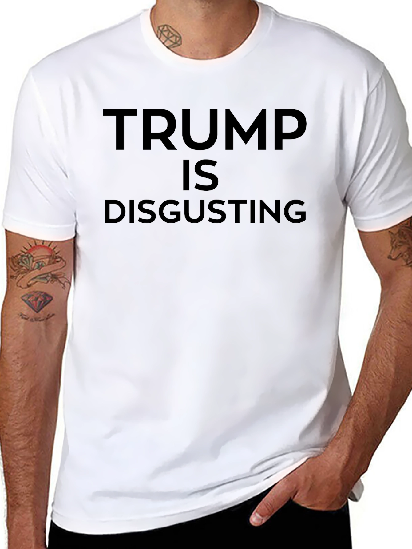 Political Statement Tee: Trump Is Disgusting