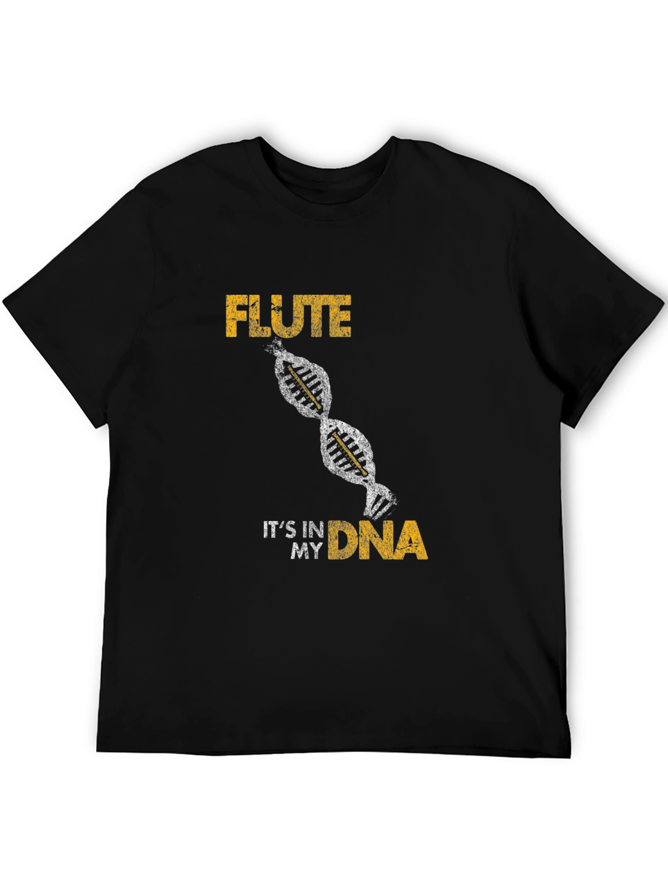 Flute DNA Graphic Tee - Musicians Statement Shirt
