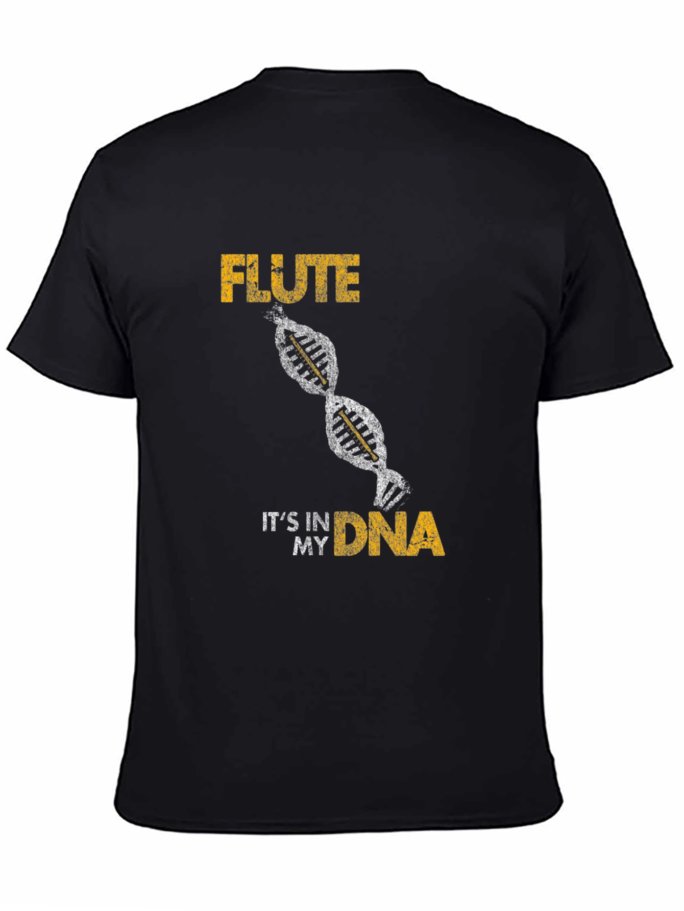 Flute DNA Graphic Tee - Musicians Statement Shirt