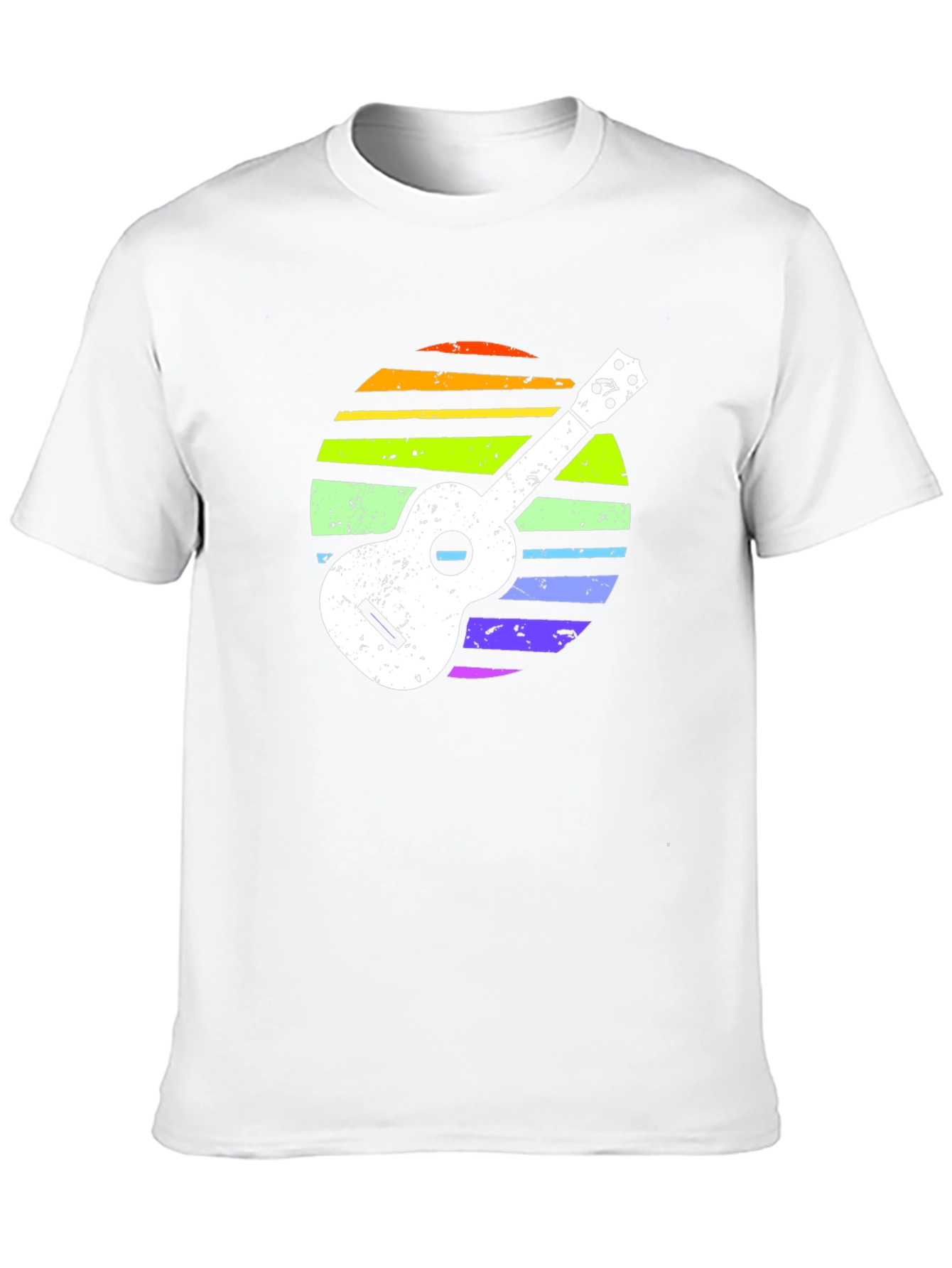 Rainbow Ukulele Graphic Tee