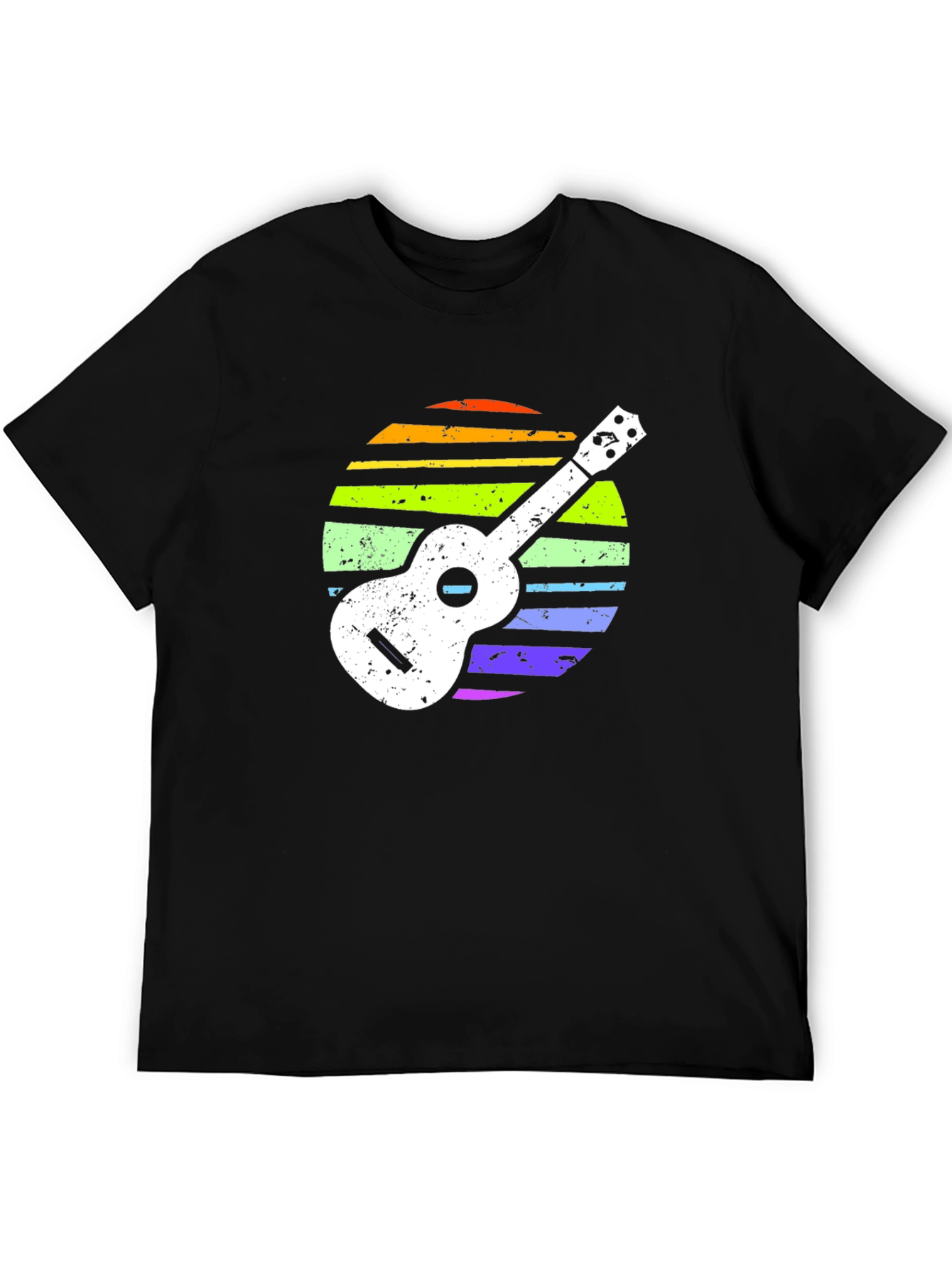 Rainbow Ukulele Graphic Tee
