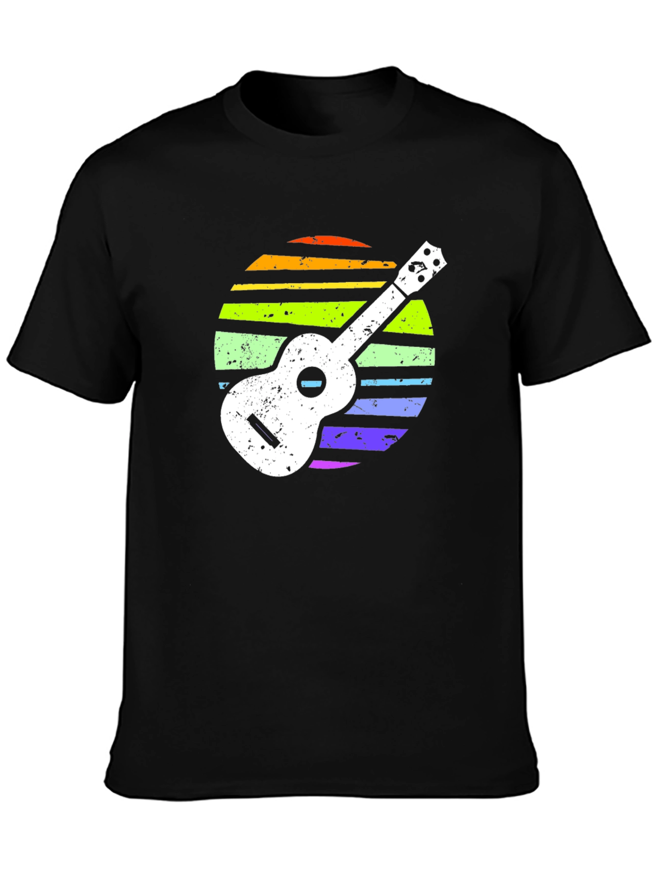 Rainbow Ukulele Graphic Tee